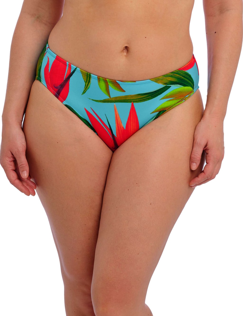 Pichola Floral High Leg Bikini Bottoms