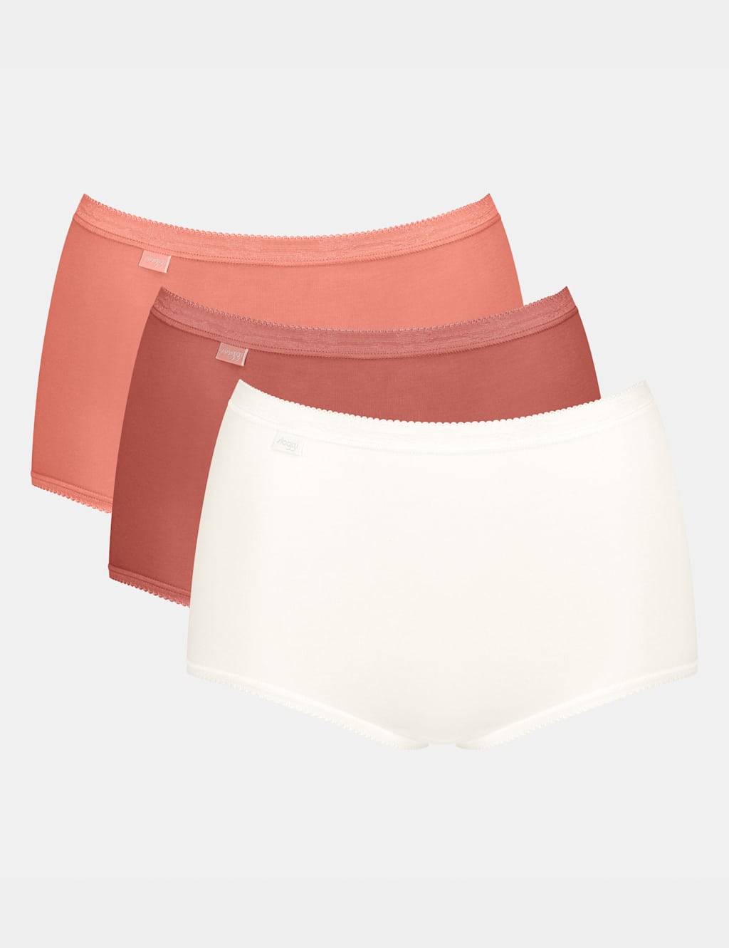 3pk High Waisted Full Briefs