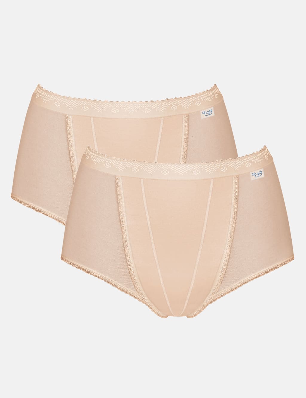 2pk High Waisted Control Maxi Full Briefs