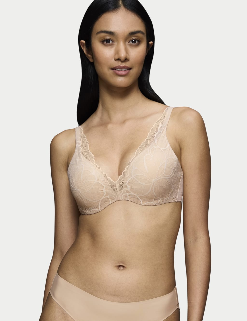 Body Make-Up Illusion Lace Wired Bra B-E