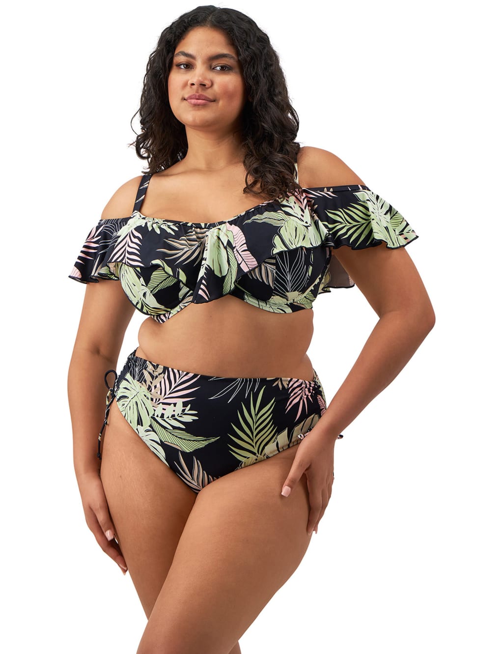 Tropical Retreat Wired Plunge Bikini Top
