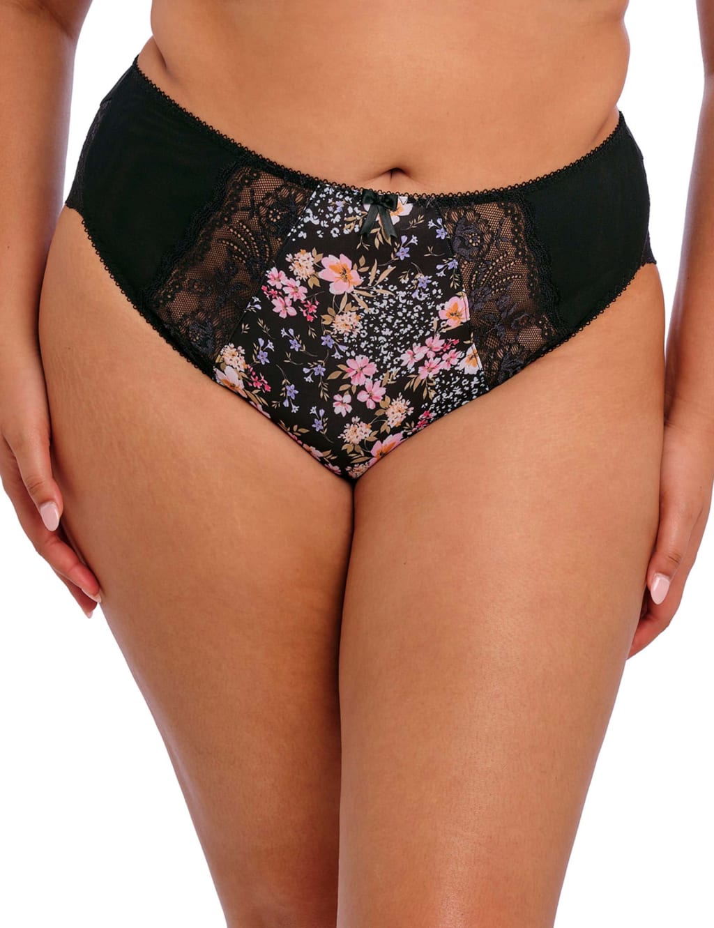 Morgan Mesh & Lace Floral Full Briefs