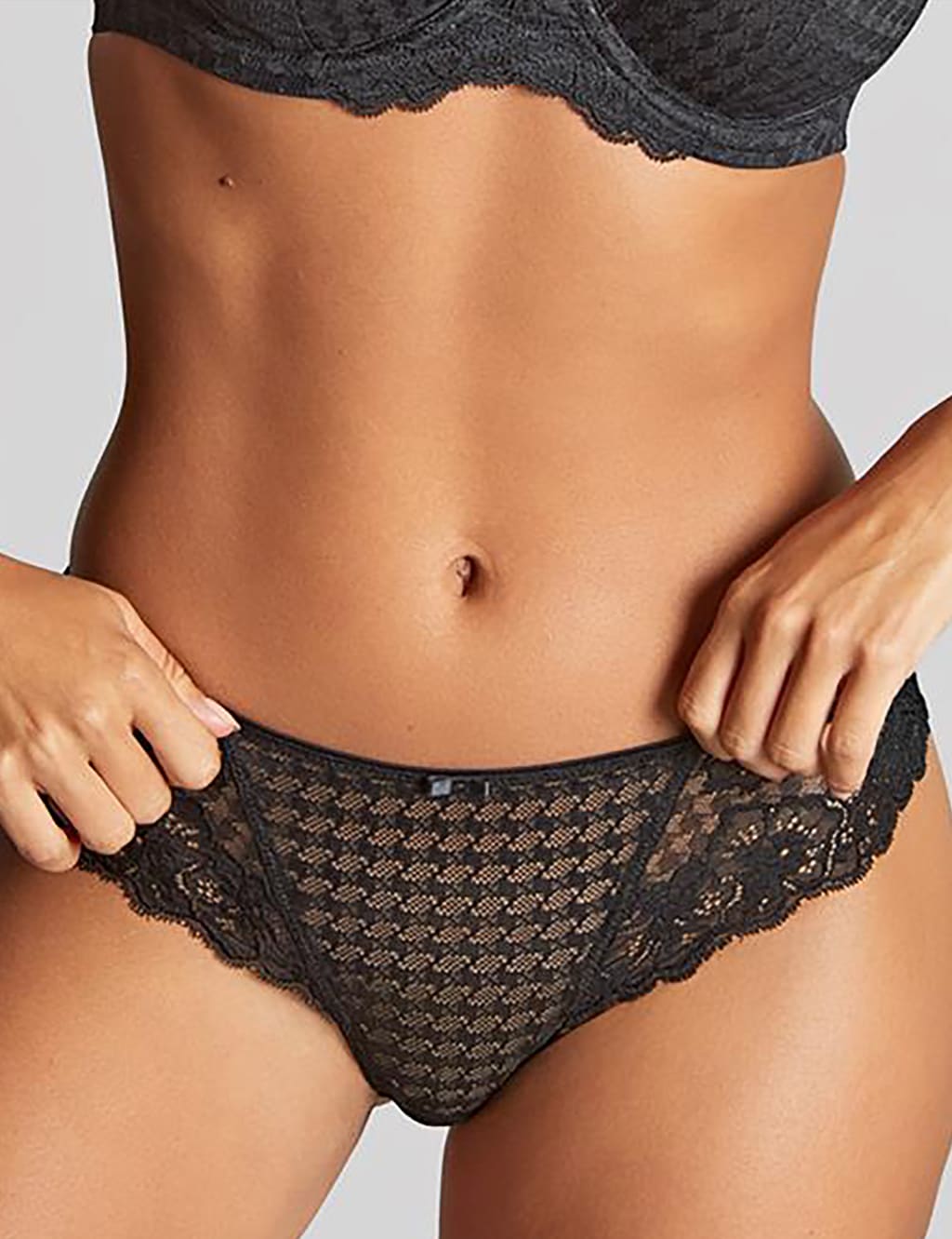 Envy Brazilian Mesh & Lace Knickers