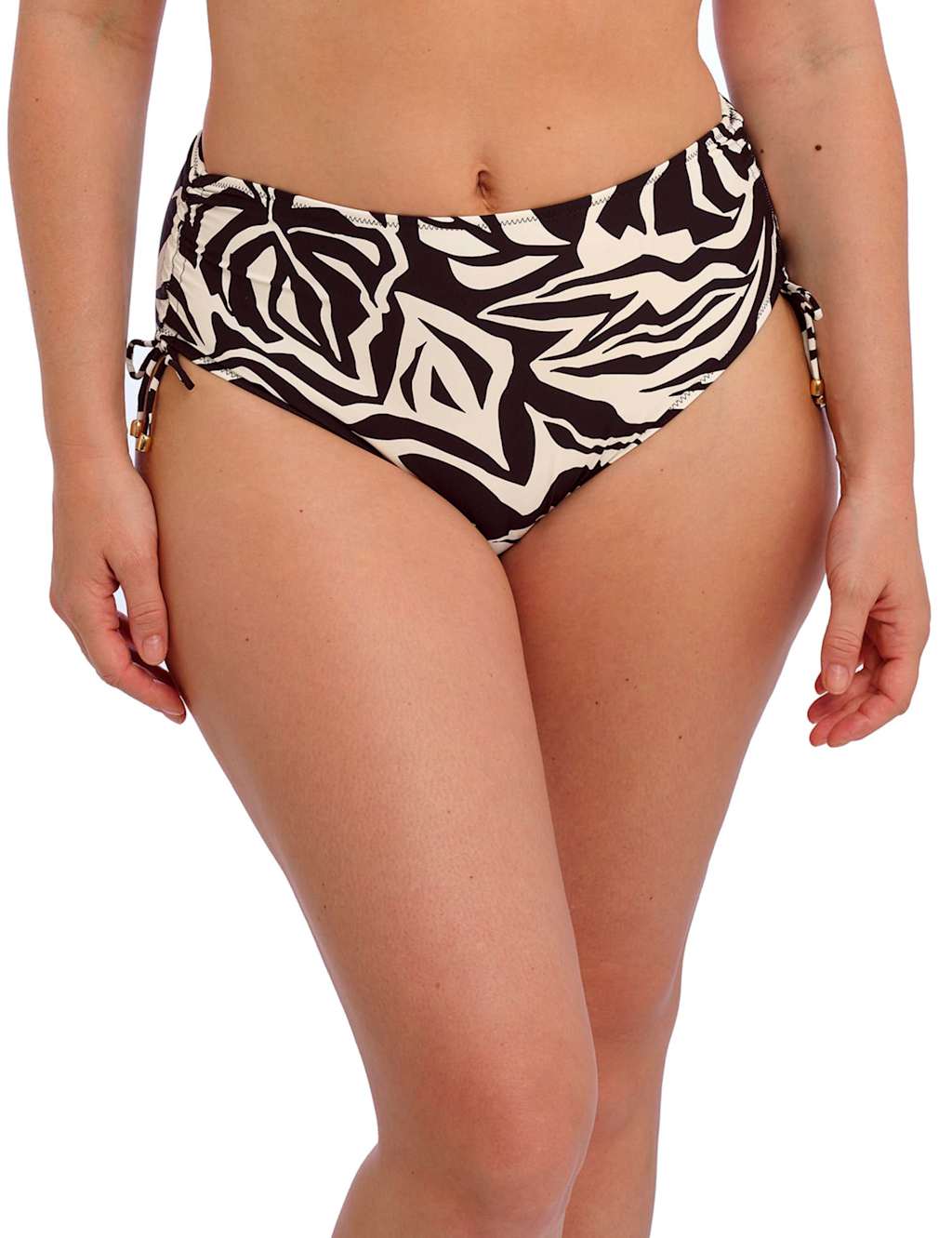 Aruba Nights Printed High Waisted Bikini Bottoms