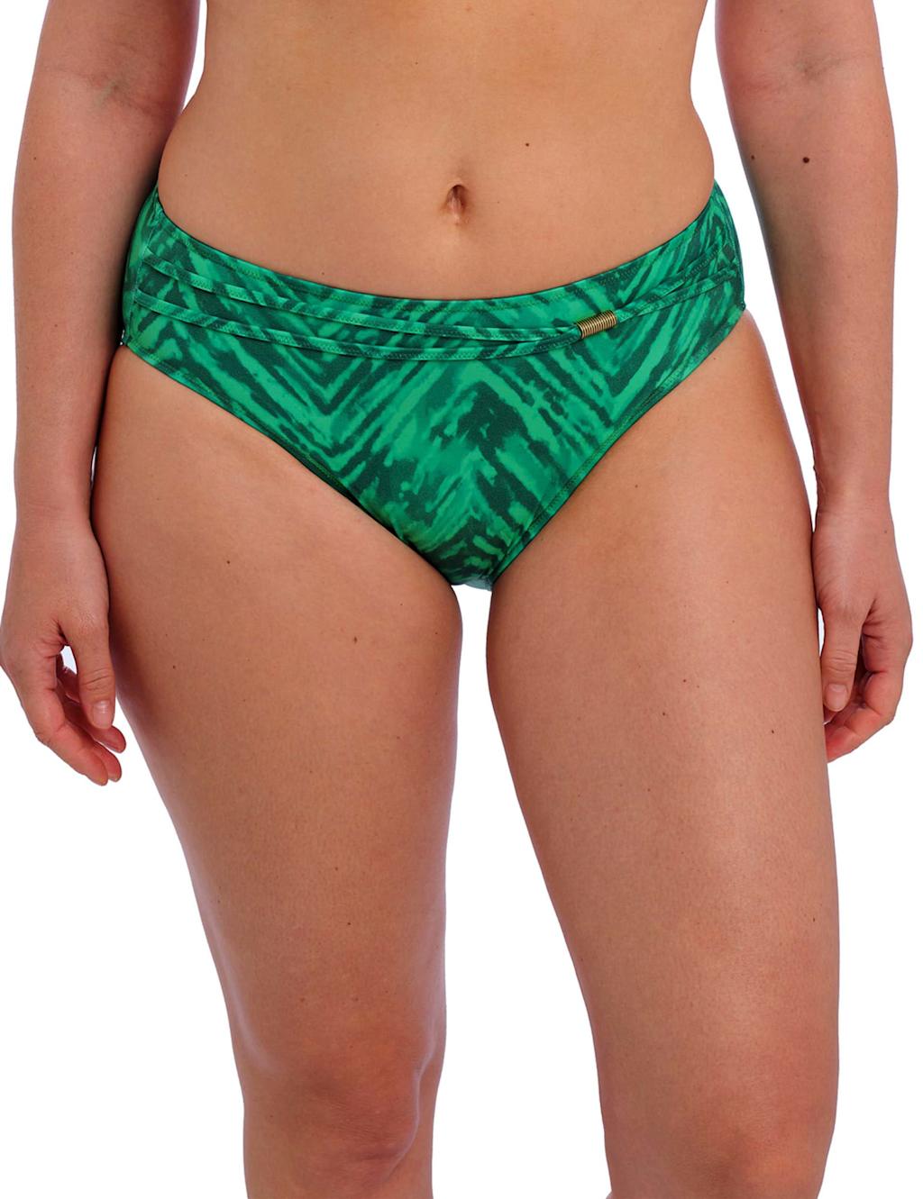 Punta Mita Printed High Leg Bikini Bottoms