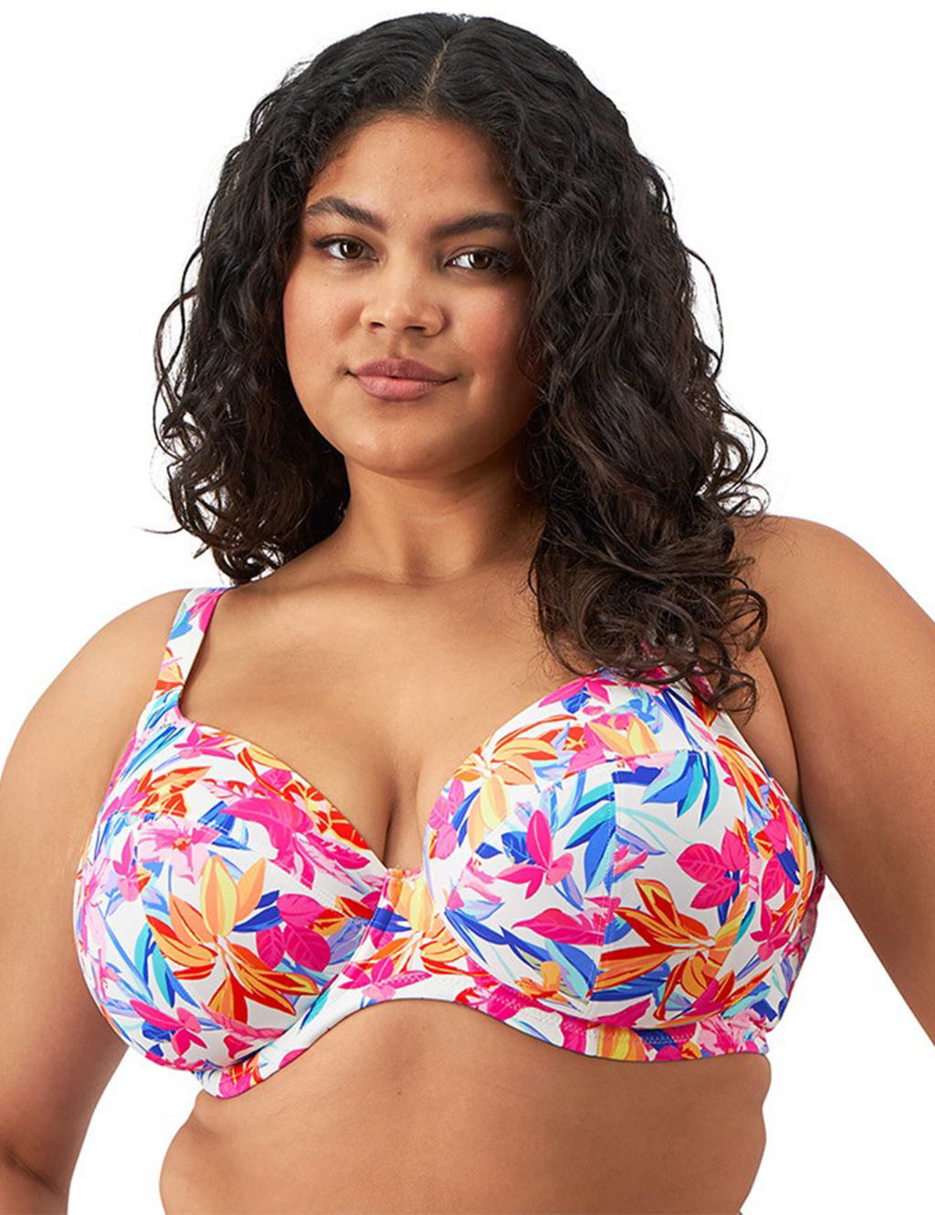 Savaneta Floral Wired Plunge Bikini Top