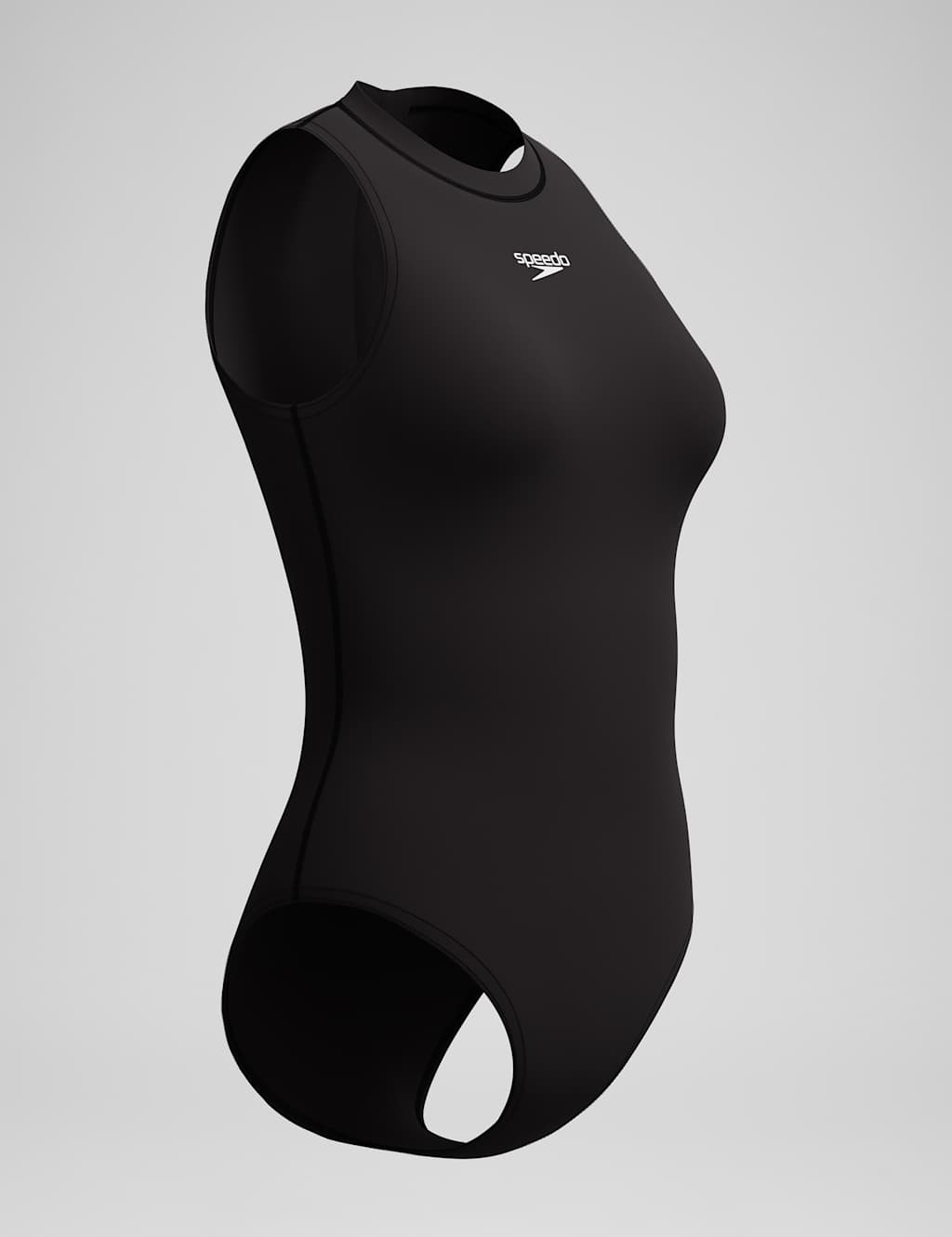 Speedo Women's Endurance+ Hydrasuit High Neck Swimsuit - 40 - Black - Available at M&S