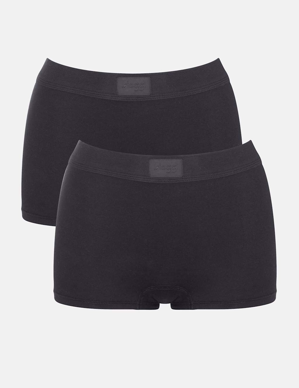 Sloggi 2 Pack Double Comfort High Rise Shorts Black