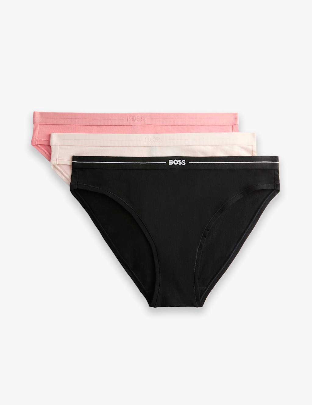 Boss 3pk Cotton Rich Briefs Black