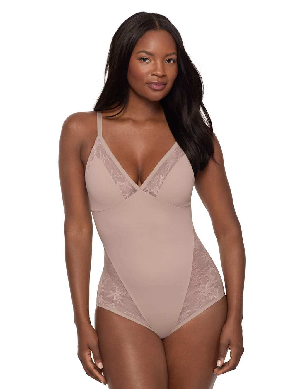 Miraclesuit Women's Modern Romance Medium Control Shaping Body - Small - Stone - Available at M&S
