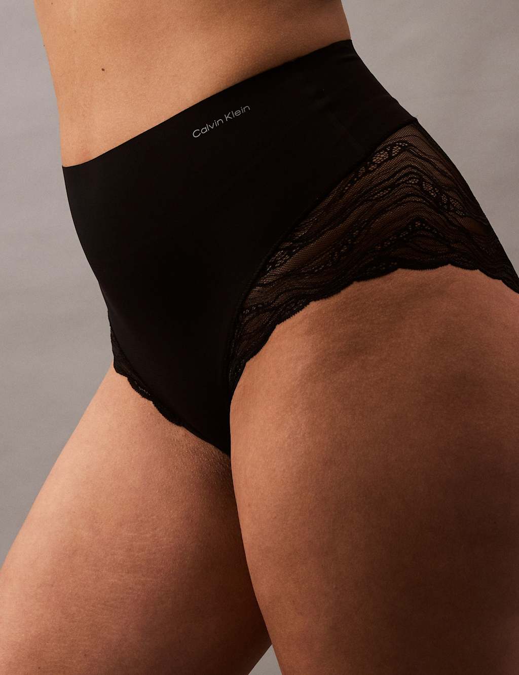 Calvin Klein Sensual Stretch Lace Briefs Black