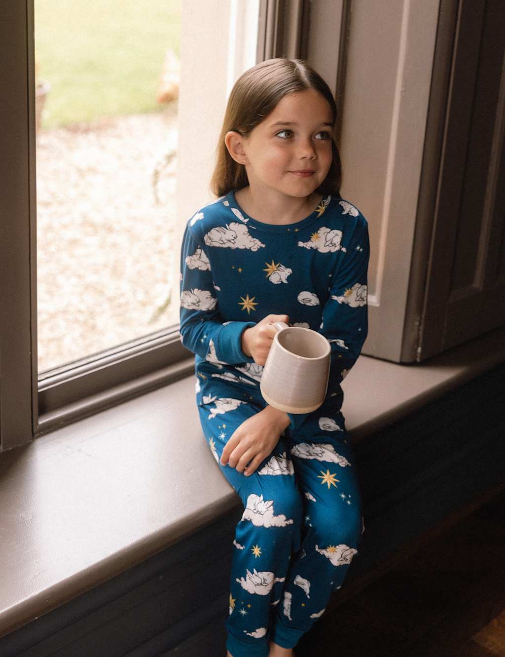 Chelsea Peers Boys 2 Pack Hedgehog & Bunny Print Pyjama Sets (1-12 Yrs) - 9-10Y - Teal, Teal