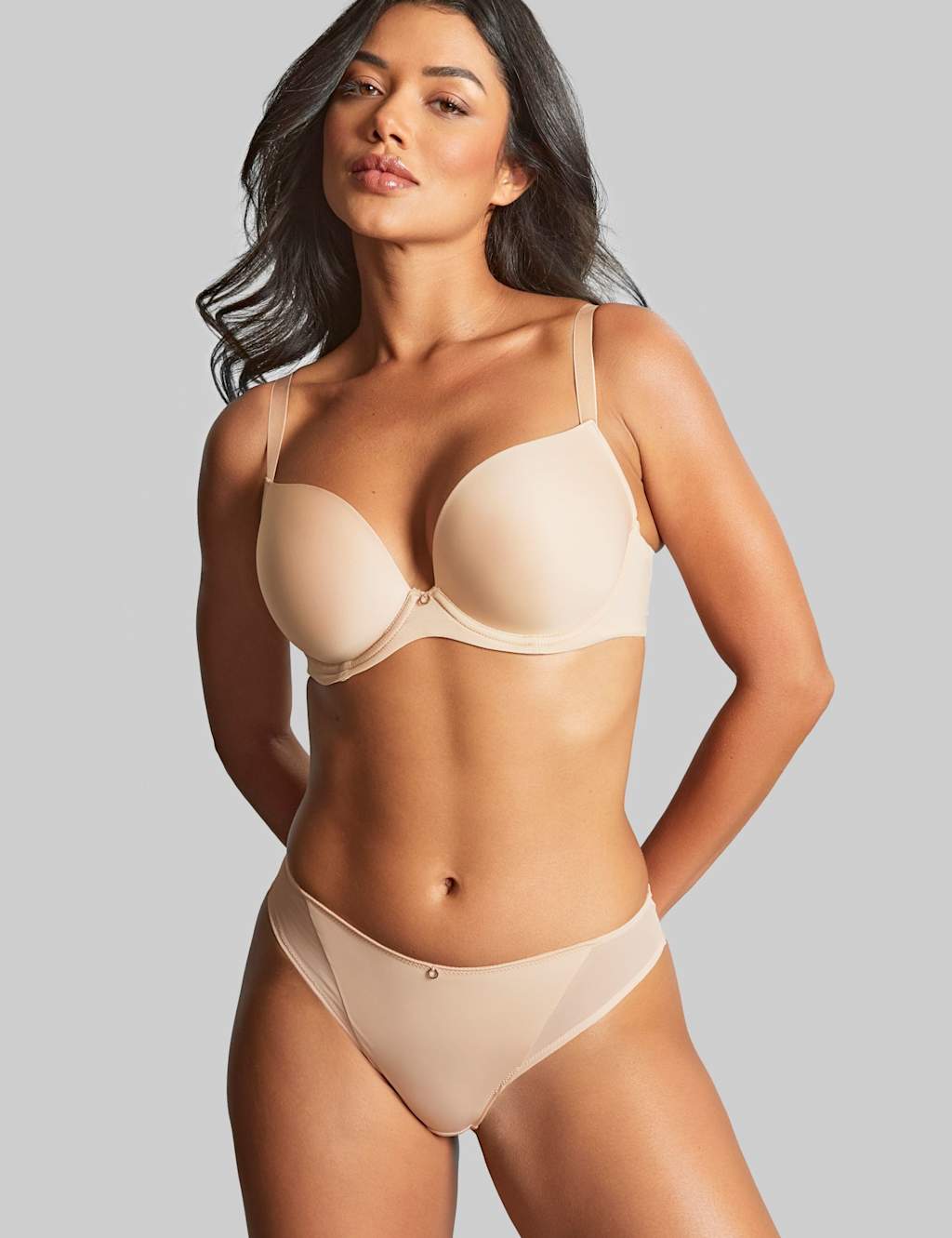 Panache Women's Faith Wired Plunge T-Shirt Bra (D-H) - 32F - Beige - Available at M&S
