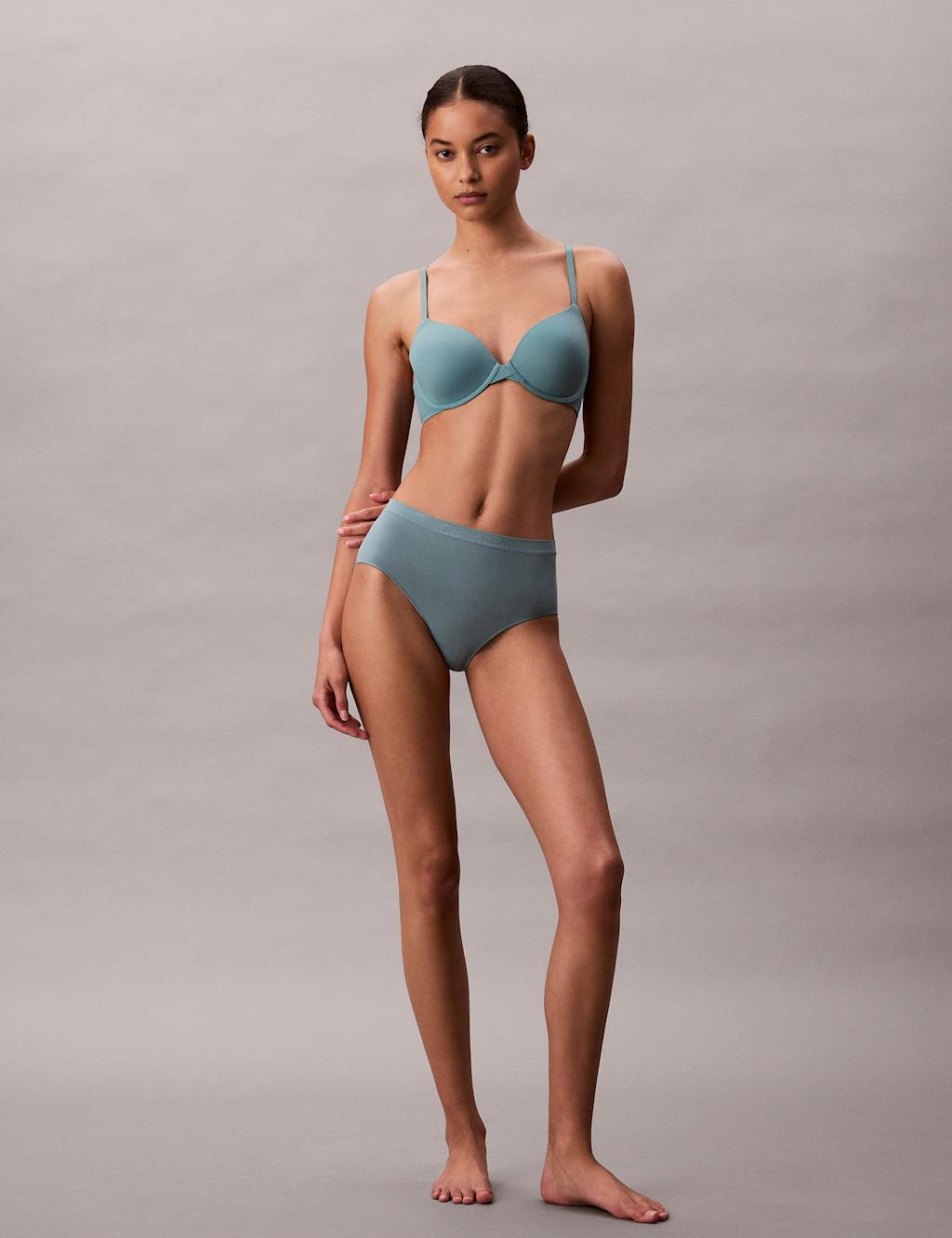 Calvin Klein Perfectly Fit Wired Full Cup Bra A-E Turquoise