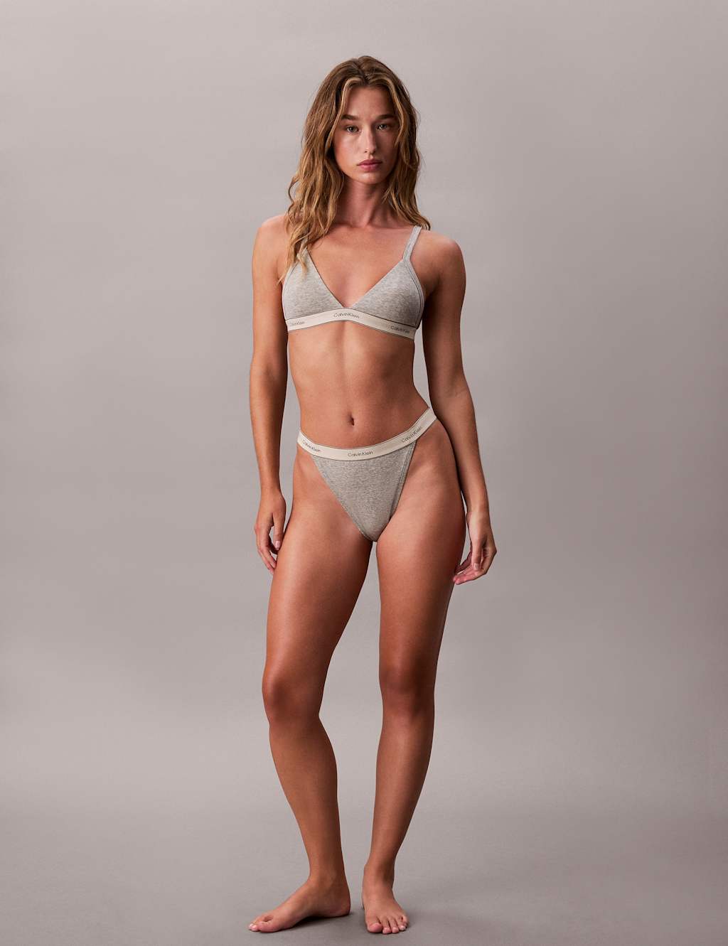 Calvin Klein Heritage Cotton Rich Briefs Grey