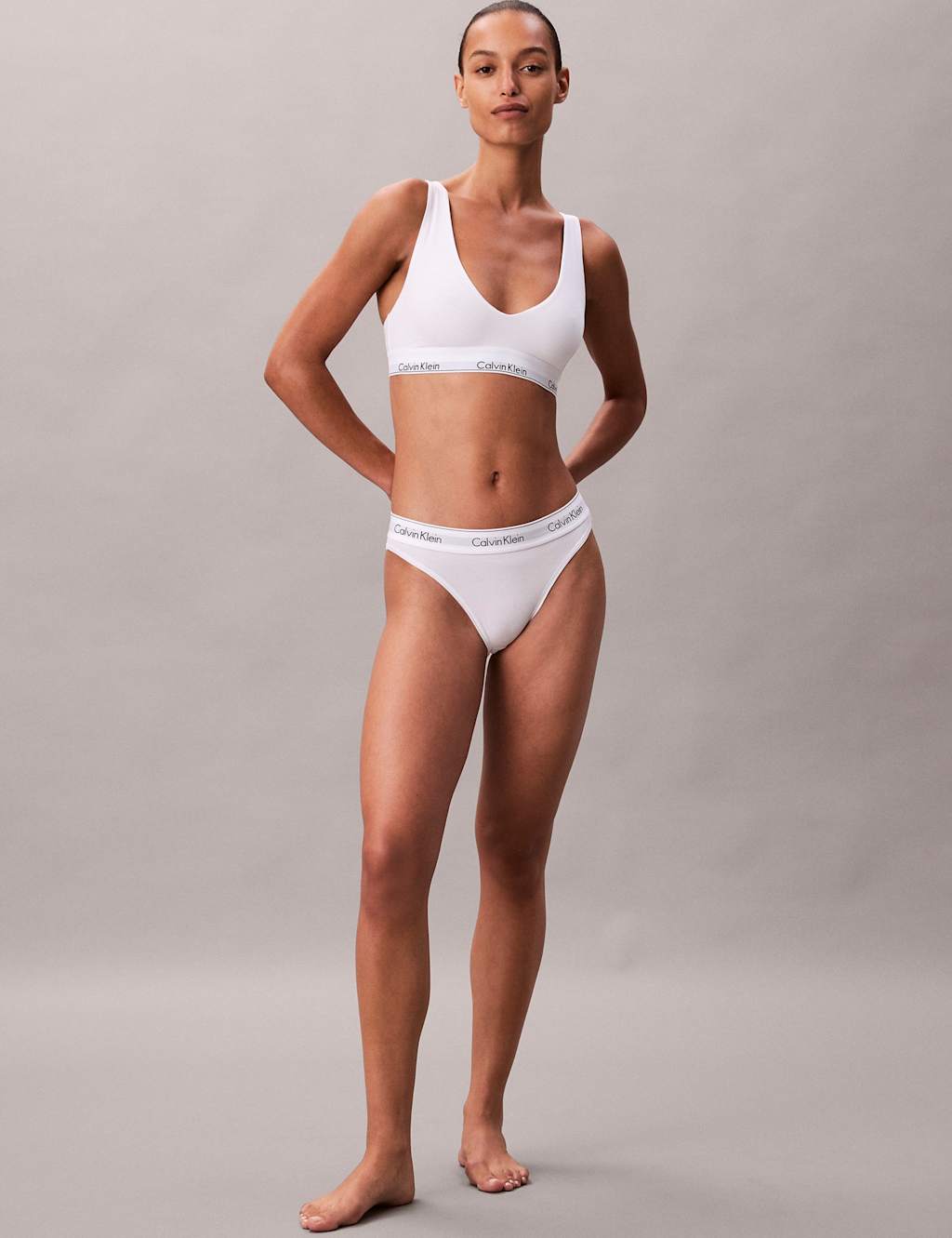 Calvin Klein Icon Cotton Blend Briefs White