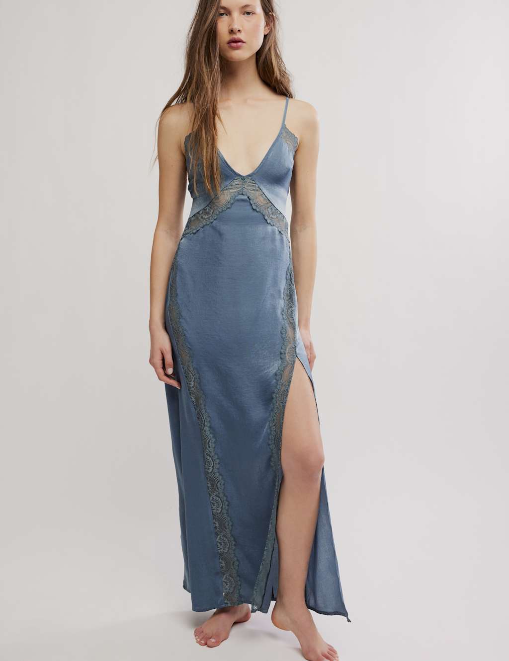 Intimately Fp By Free People Women's Full Slip - Small - Blue Mix - Available at M&S