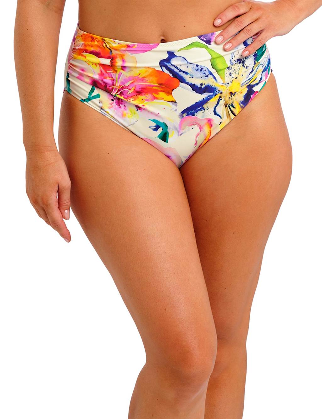 Fantasie Iguazu Falls Floral High Waisted Bikini Bottoms Multi