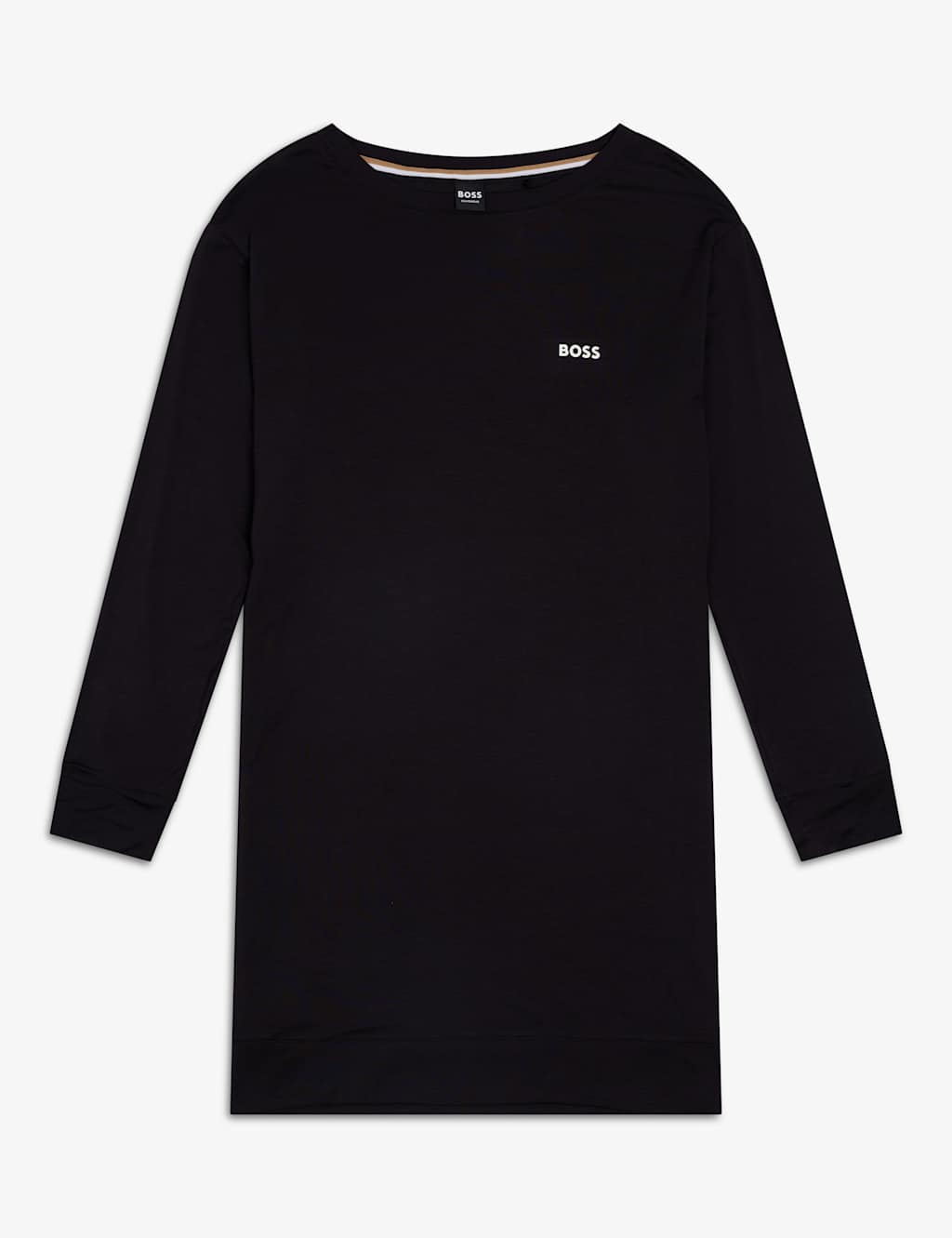 Boss Women's Logo Nightshirt - Medium - Black - Available at M&S