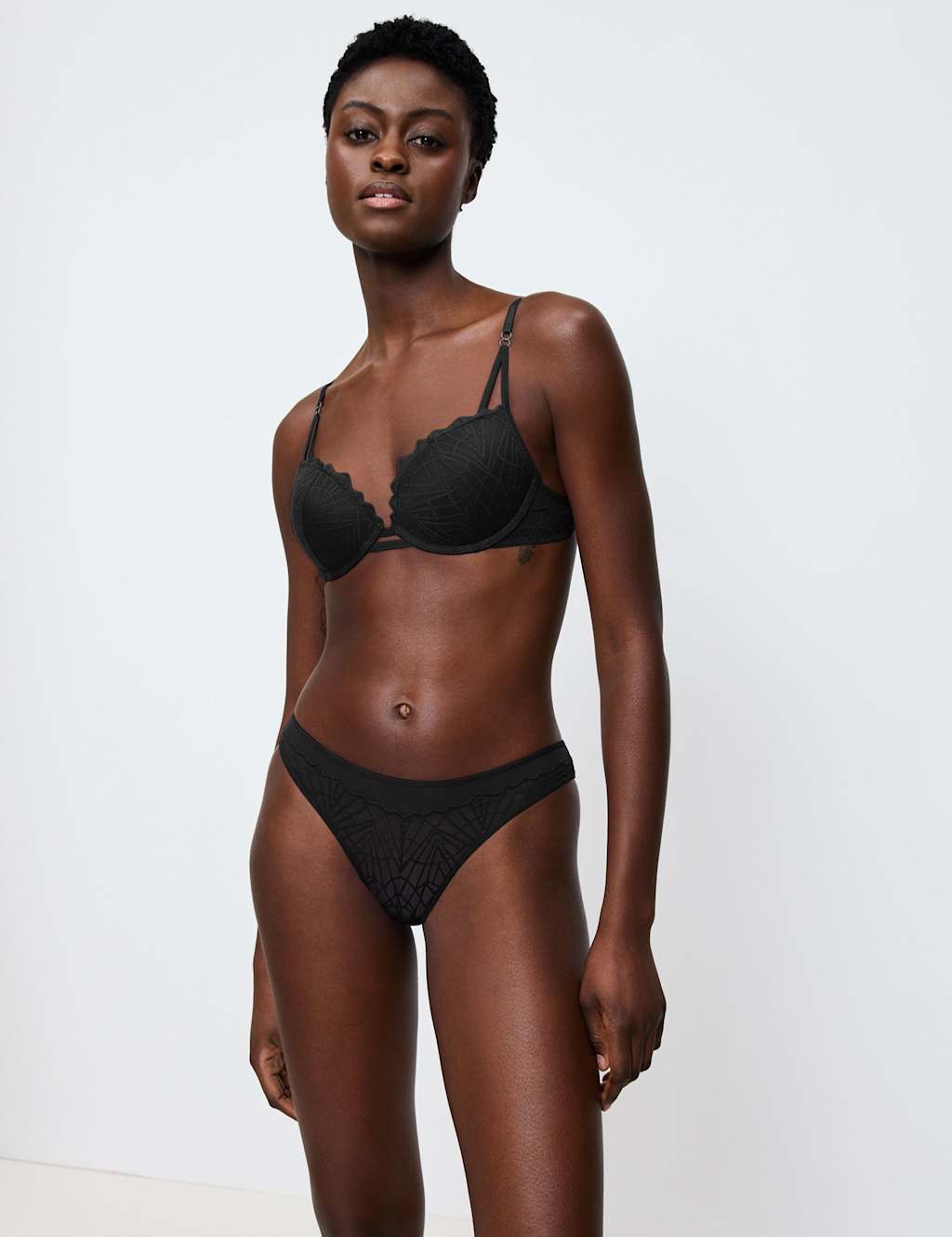 Triumph Women's That Night In Vegas Brazilian Knickers - 18 - Black - Available at M&S
