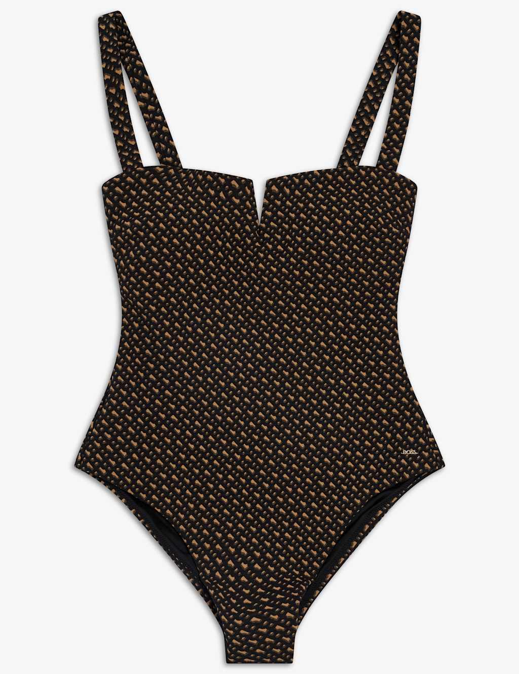 Boss Women's Monogram Swimsuit - Extra Large - Multi - Available at M&S