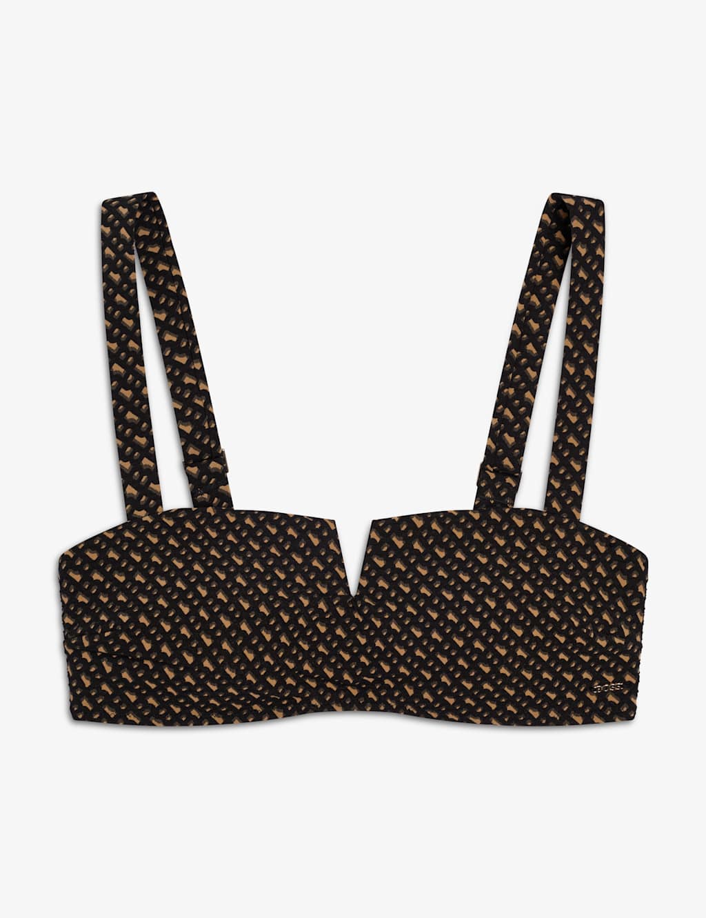 Boss Women's Monogram Bikini Top - Large - Multi - Available at M&S