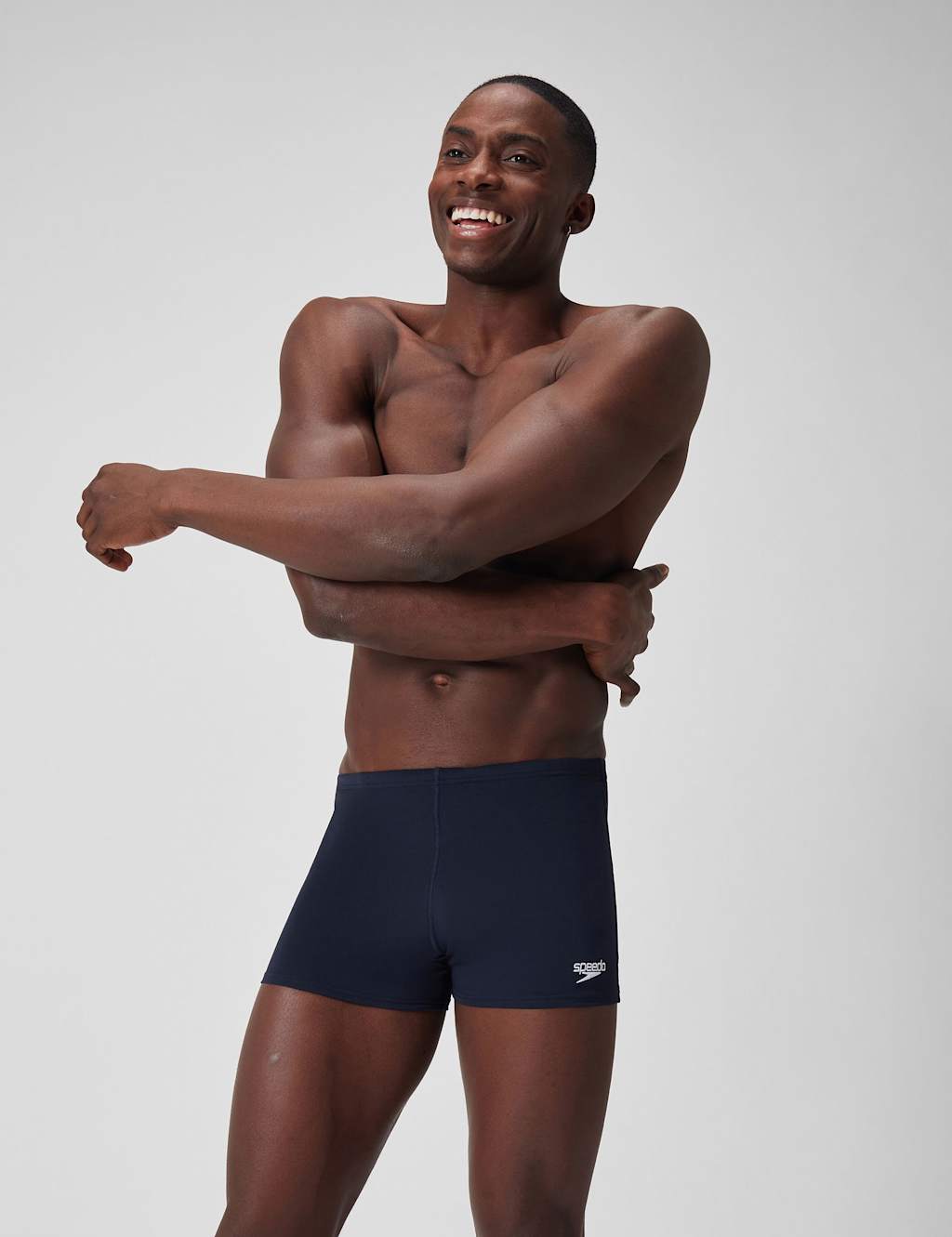 Men's Speedo Endurance+ Aquashort - 34 - Navy - Available at M&S