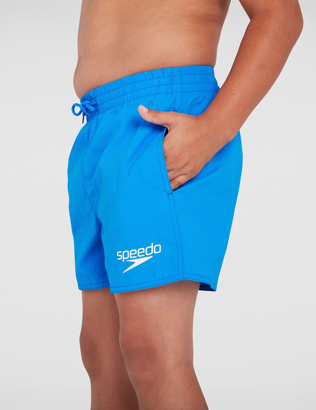 Speedo Boys Essentials 13" Swim Shorts - Extra - Blue - Available at M&S