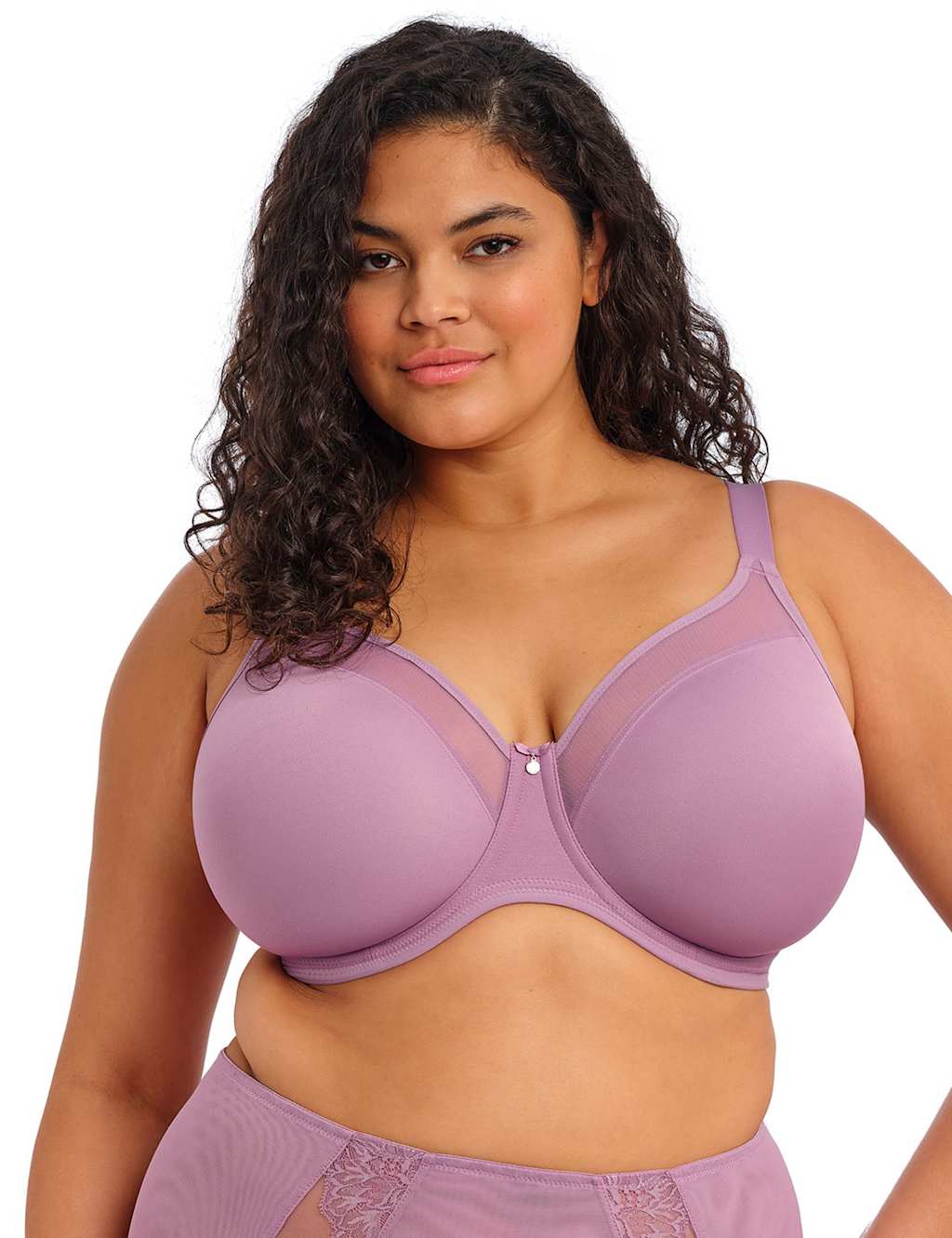 Elomi Women's Smooth Wired Full Cup Bra (E-J) - 44F - Lilac - Available at M&S