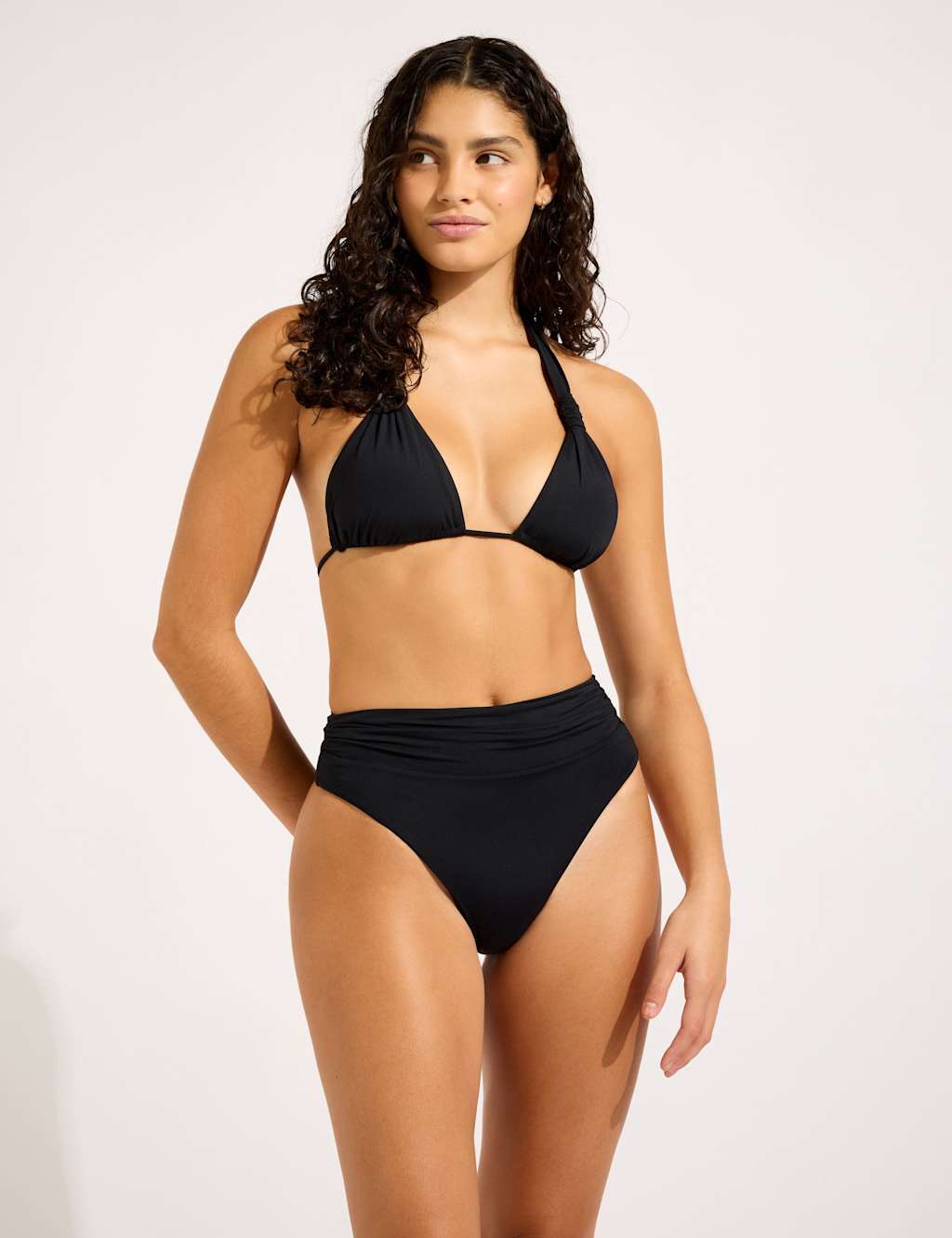 Women's Seafolly Collective Triangle Bikini Top - 12 - Black - Available at M&S