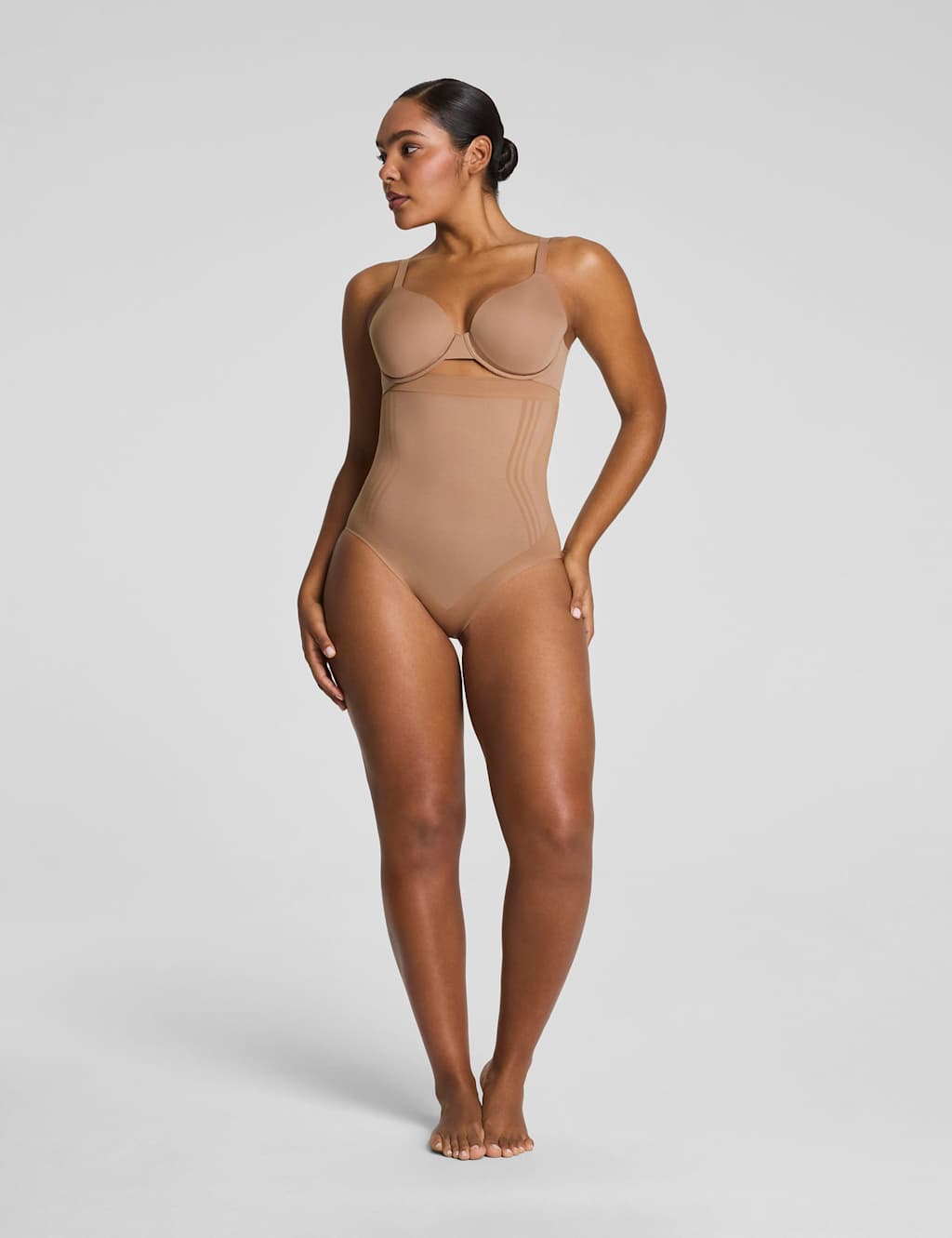 Women's SPANXsculpt GoFigure Firm Control Brief - Extra Large - Camel - Available at M&S