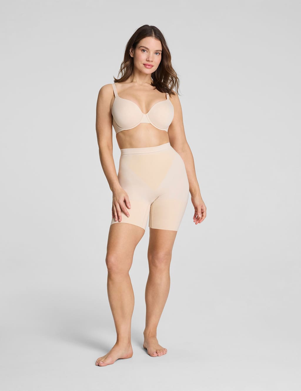 Women's SPANXsculpt GoFigure Firm Control Shorts - Small - Cream - Available at M&S