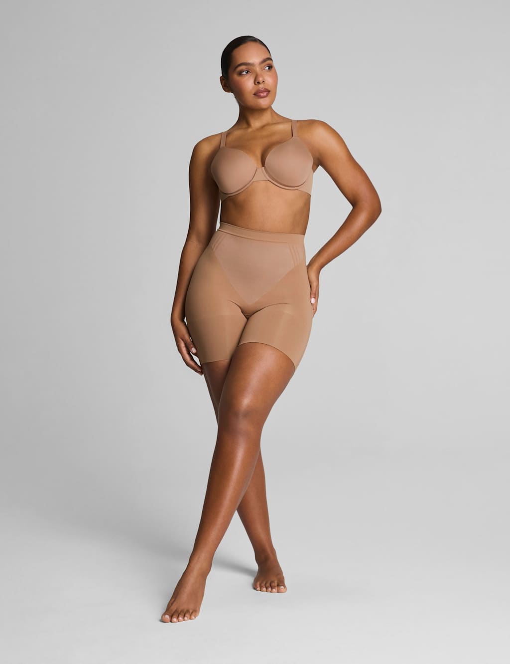 Women's SPANXsculpt GoFigure Firm Control Shorts - XX Large - Camel - Available at M&S
