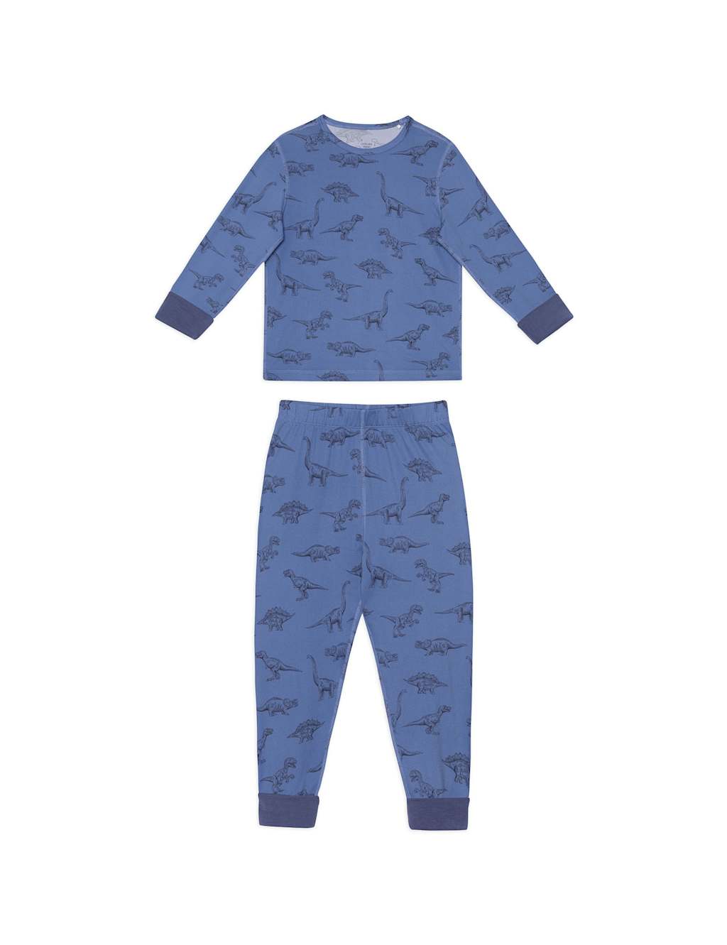 Chelsea Peers Kids 2 Piece Lounge Pyjama Set (1-12 Yrs) - 1-2 Years - Blue - Available at M&S