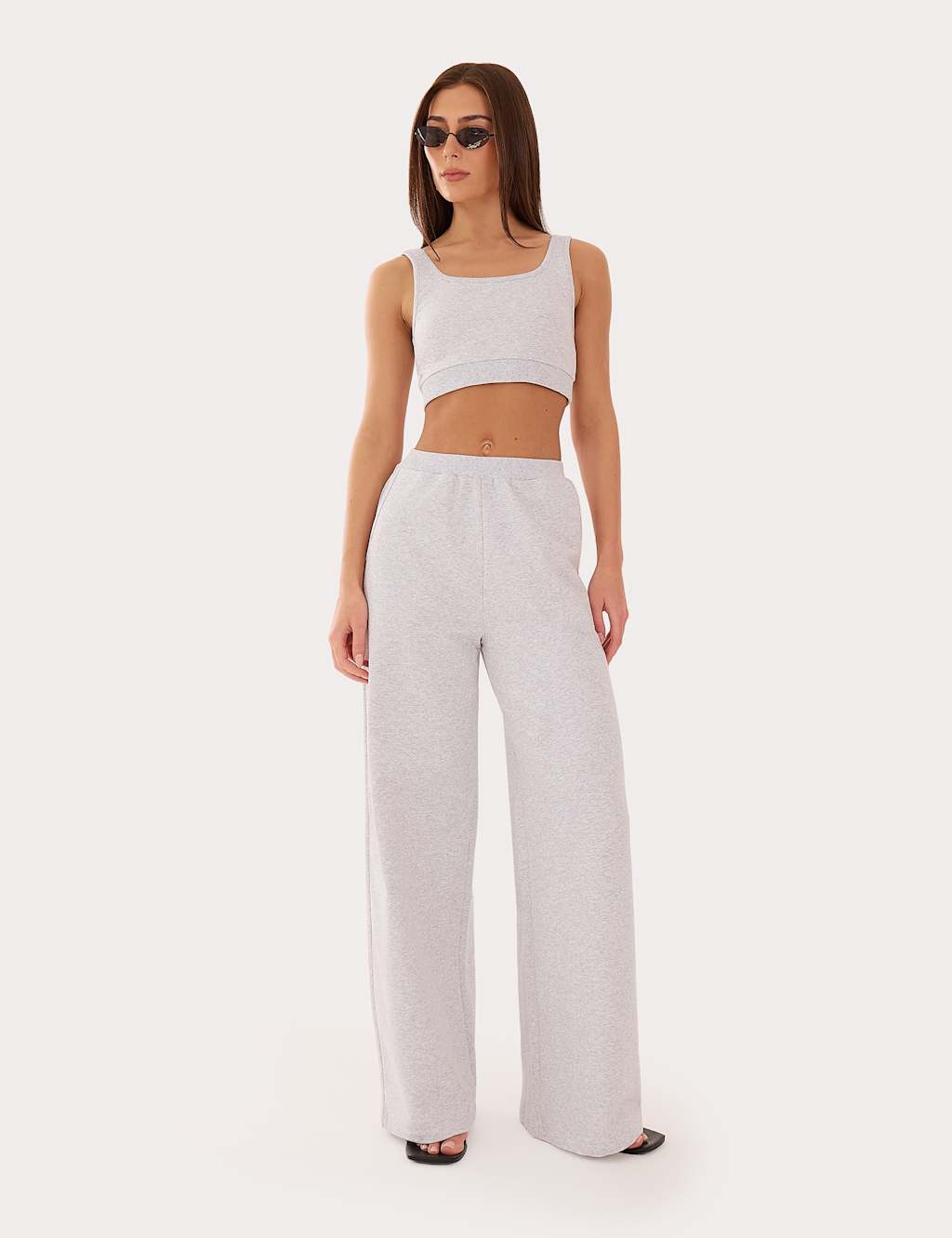 4Th & Reckless Women's Cotton Rich Elasticated Waist Trousers - Large - Light Grey - Available at M&S