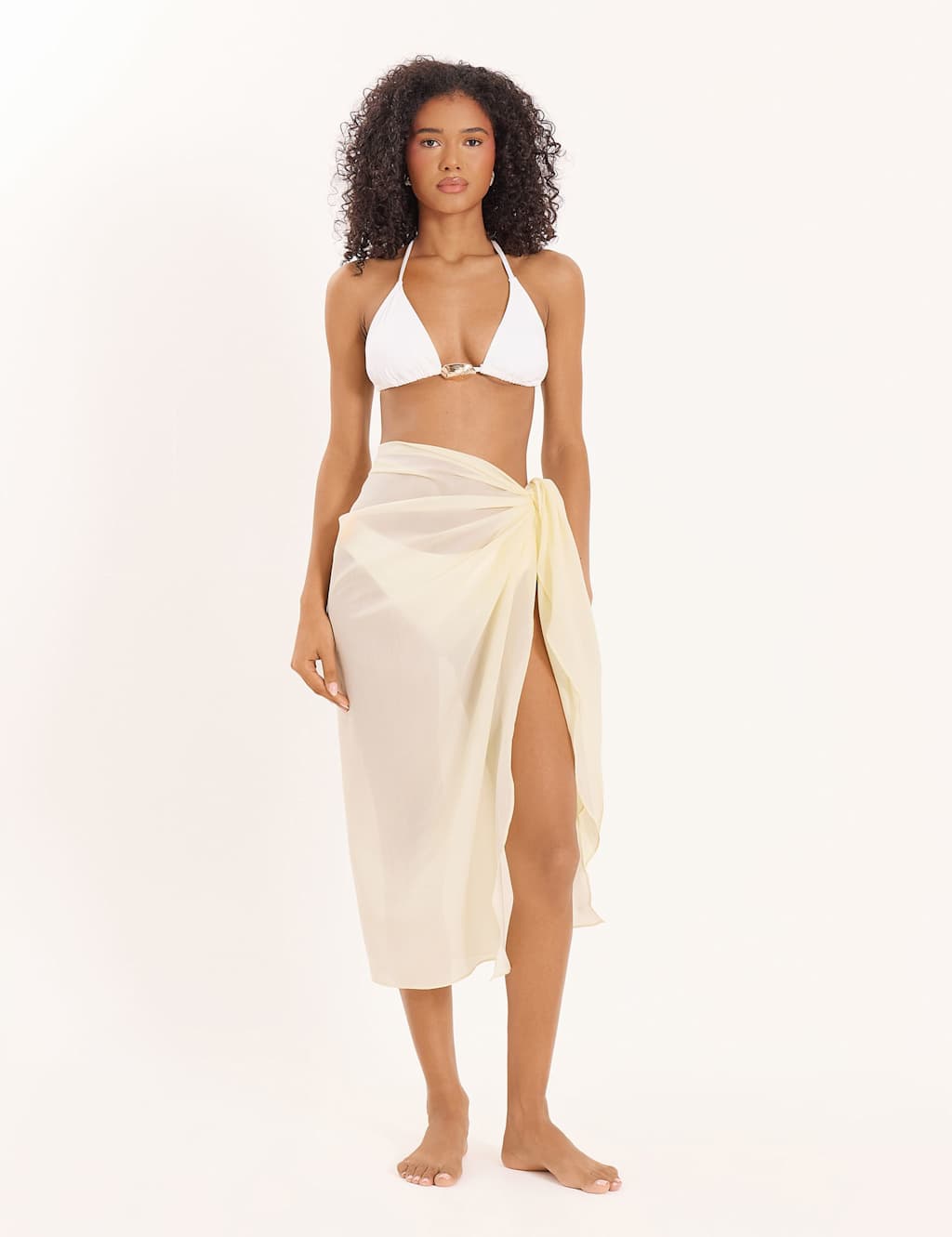 4Th & Reckless Women's Ariana Beach Cover Up Sarong - 16 - Lemon - Available at M&S