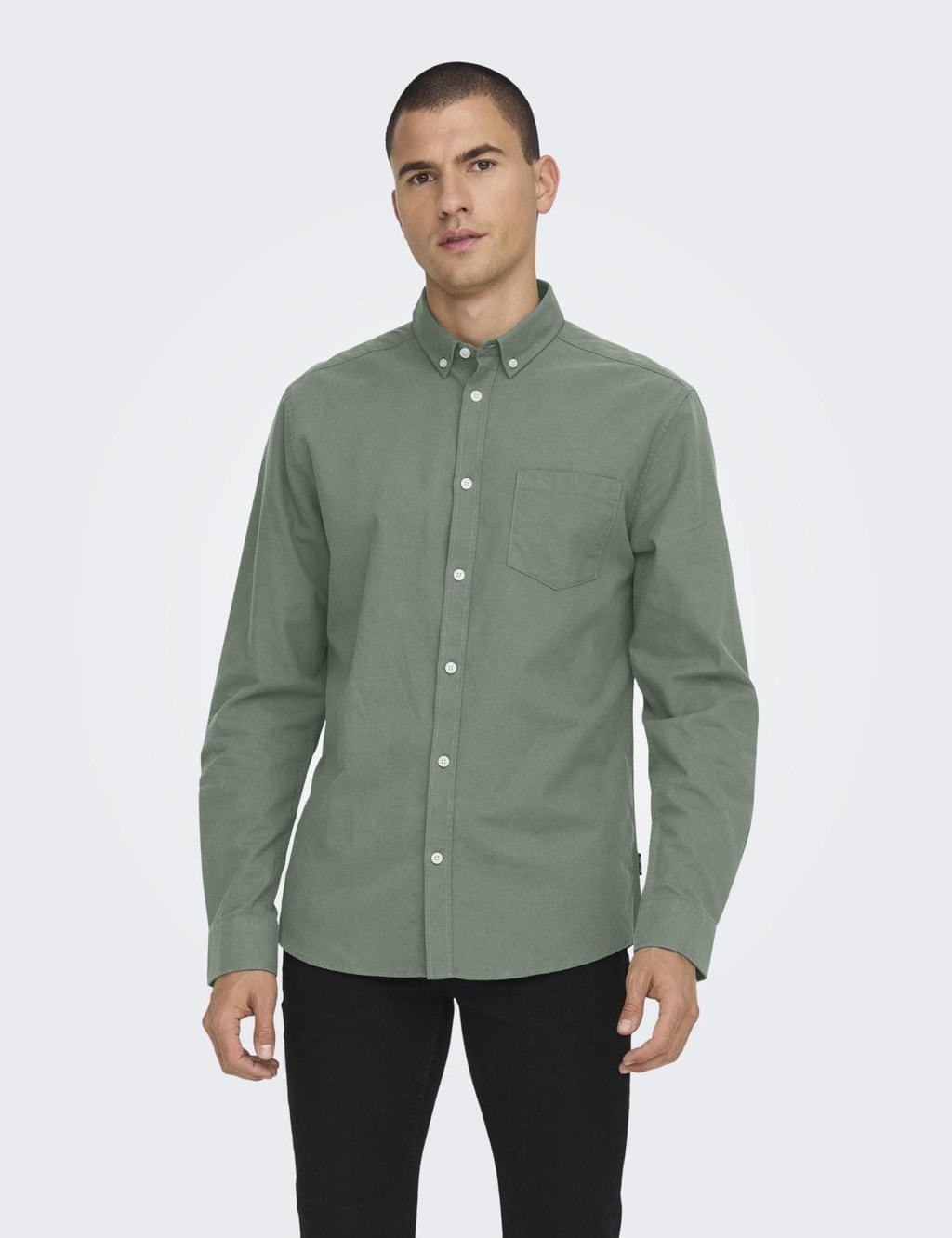 Slim Fit Cotton Rich Oxford Shirt