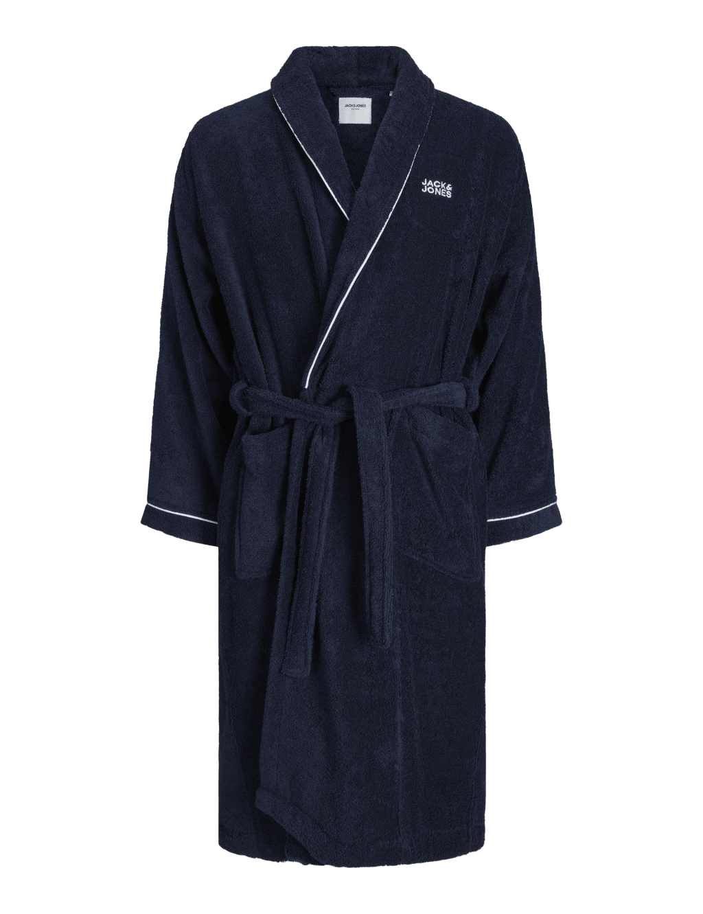 Pure Cotton Logo Hooded Dressing Gown