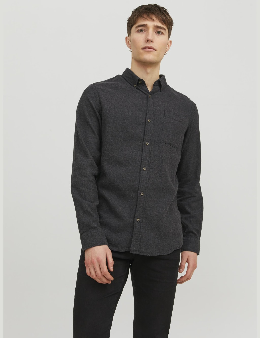 Slim Fit Easy Iron Pure Cotton Shirt