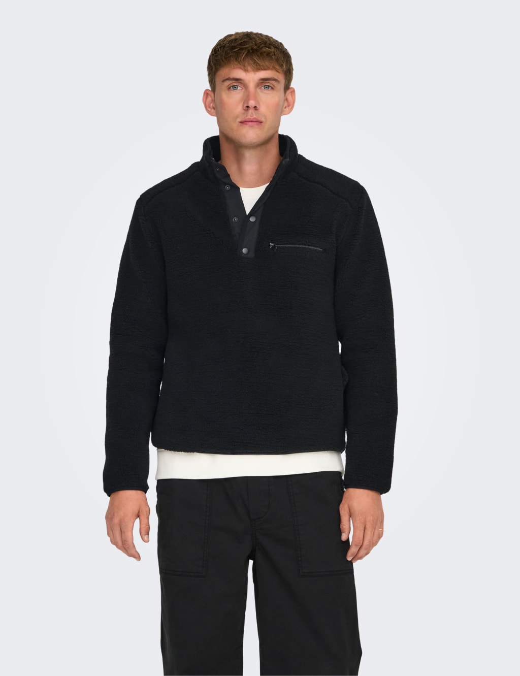 Fleece Funnel Neck Jacket