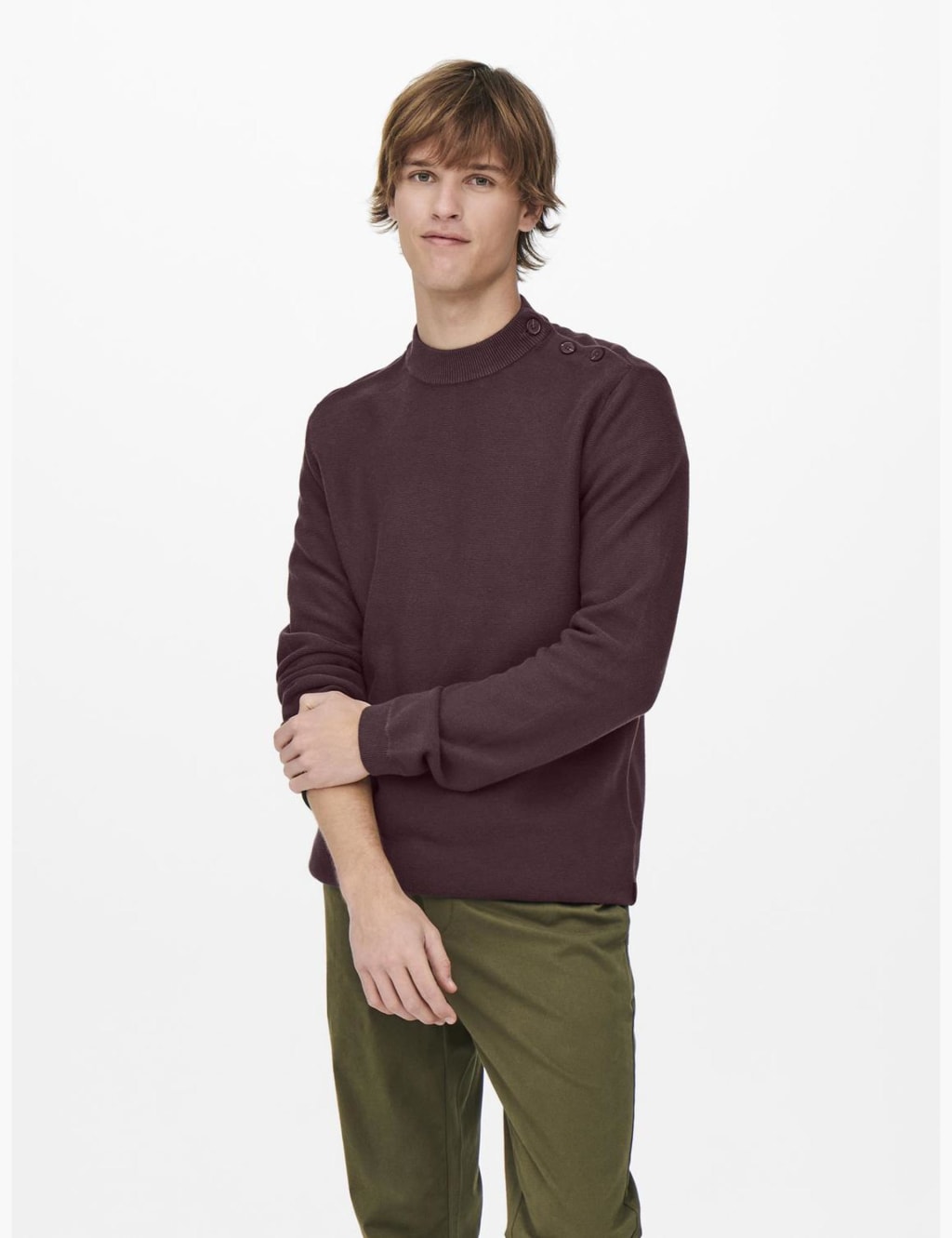 Pure Cotton Crew Neck Jumper