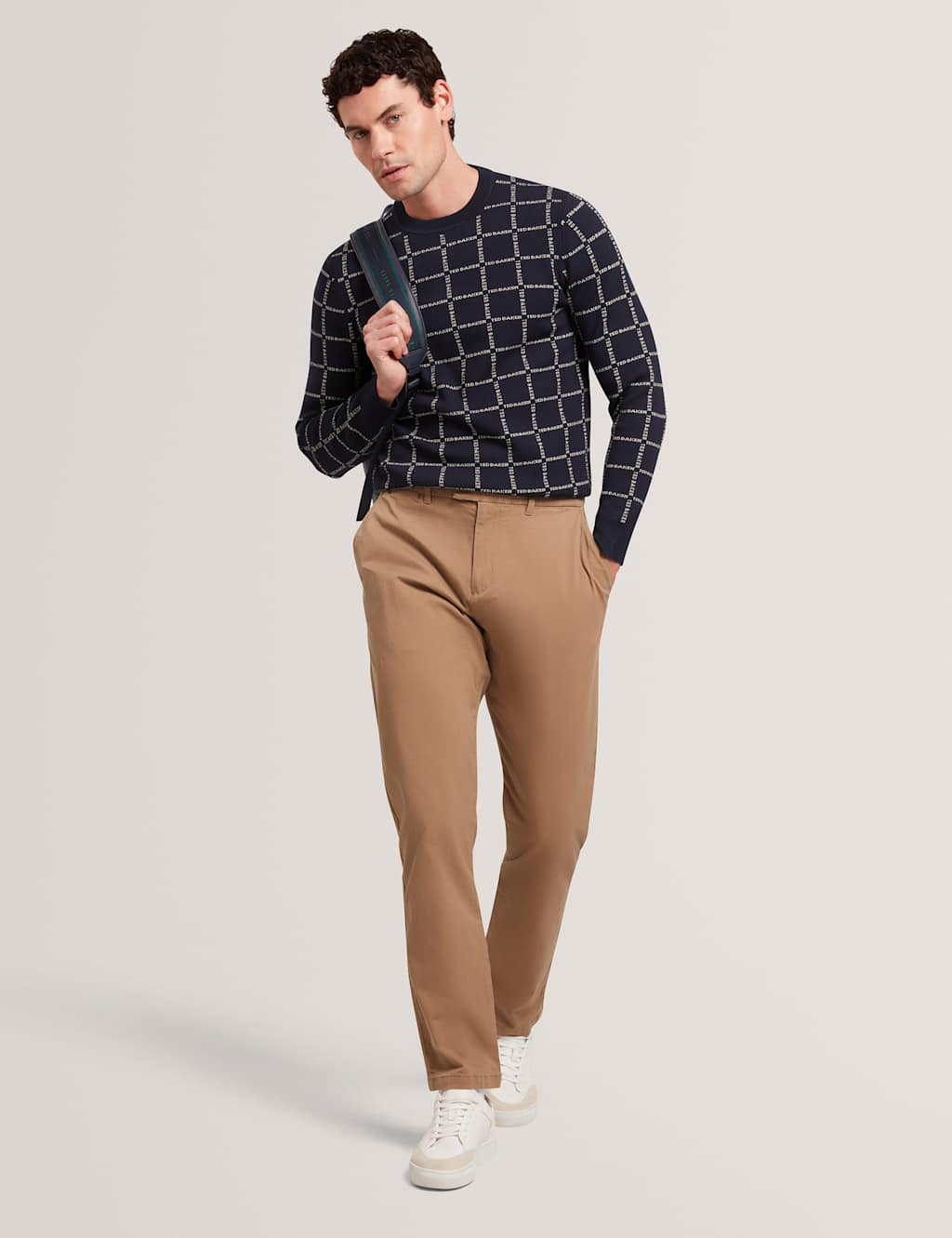 Ted Baker Regular Fit Chinos Tan