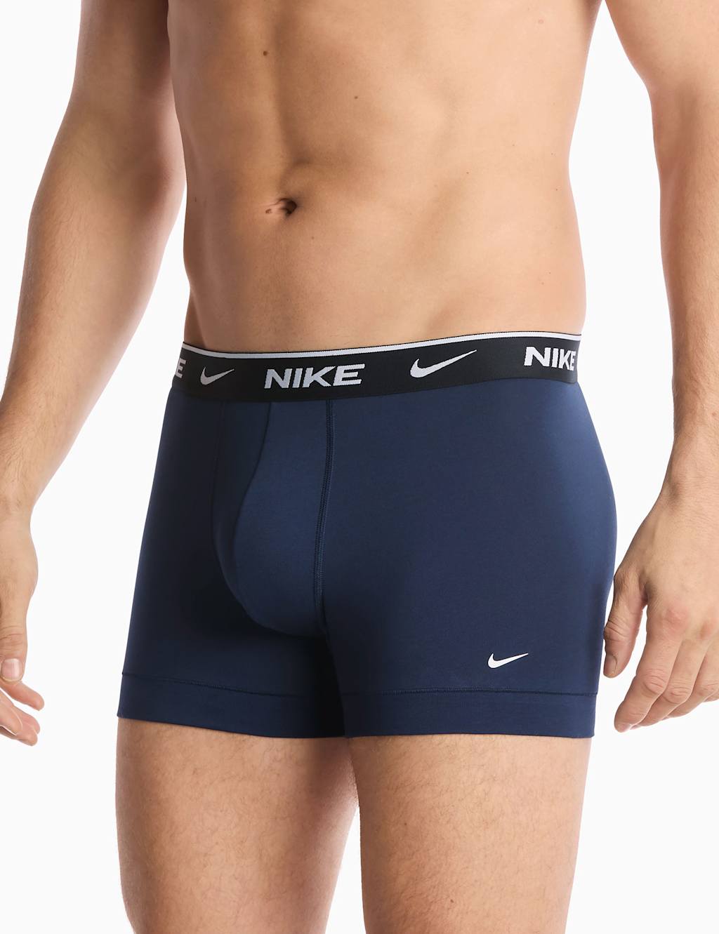 Men's Nike DRI-FIT Essential Stretch Boxers 3 Pack - L - Navy Mix - Available at M&S