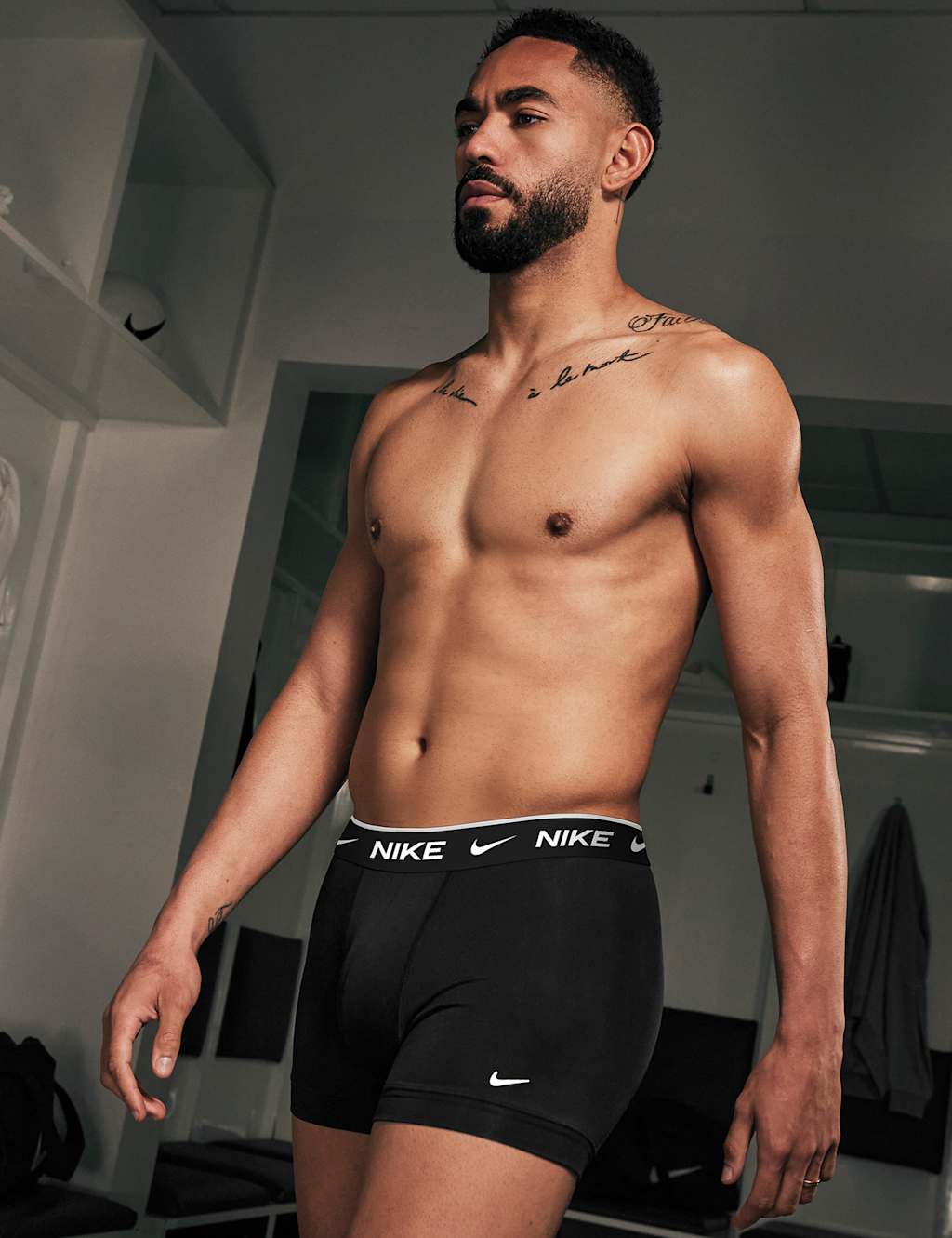 Men's Nike DRI-FIT Essential Stretch Boxers 3 Pack - XL - Black - Available at M&S