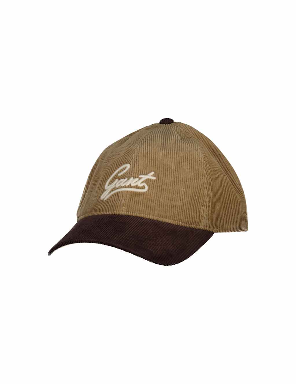 Gant Men's Pure Cotton Corduroy Logo Baseball Cap - Brown Mix - Available at M&S