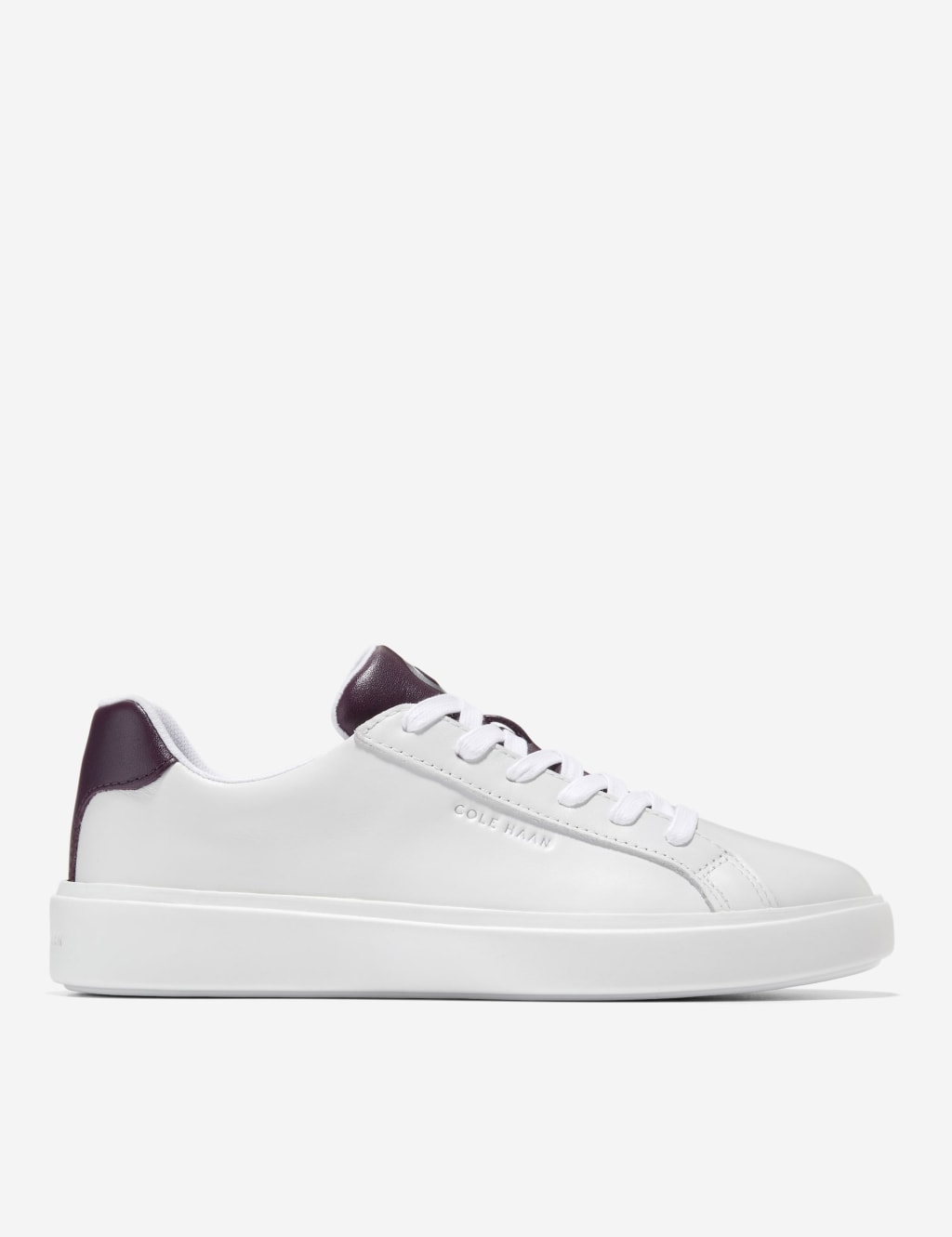 Leather Lace Up Trainers