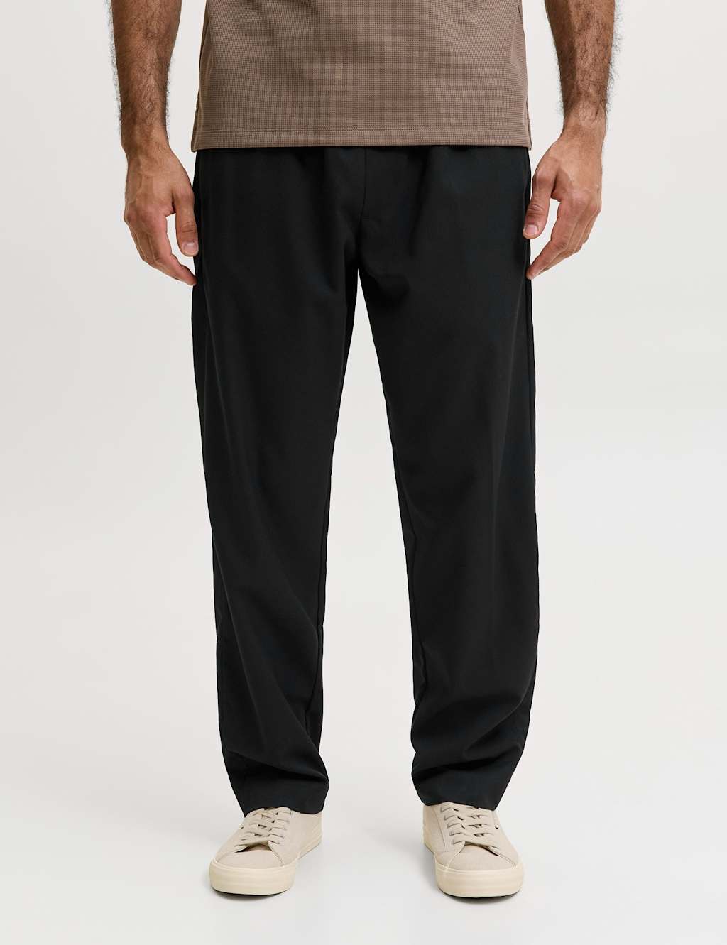 Jack & Jones Men's Drawstring Joggers - M - Black - Available at M&S