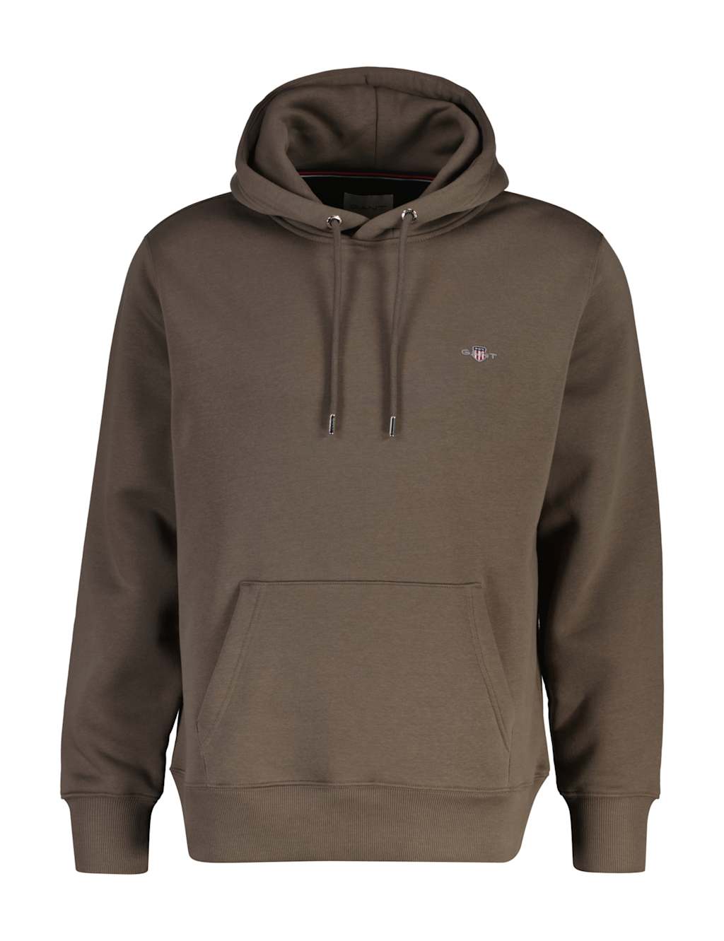Gant Men's Pure Cotton Hoodie - M - Taupe - Available at M&S