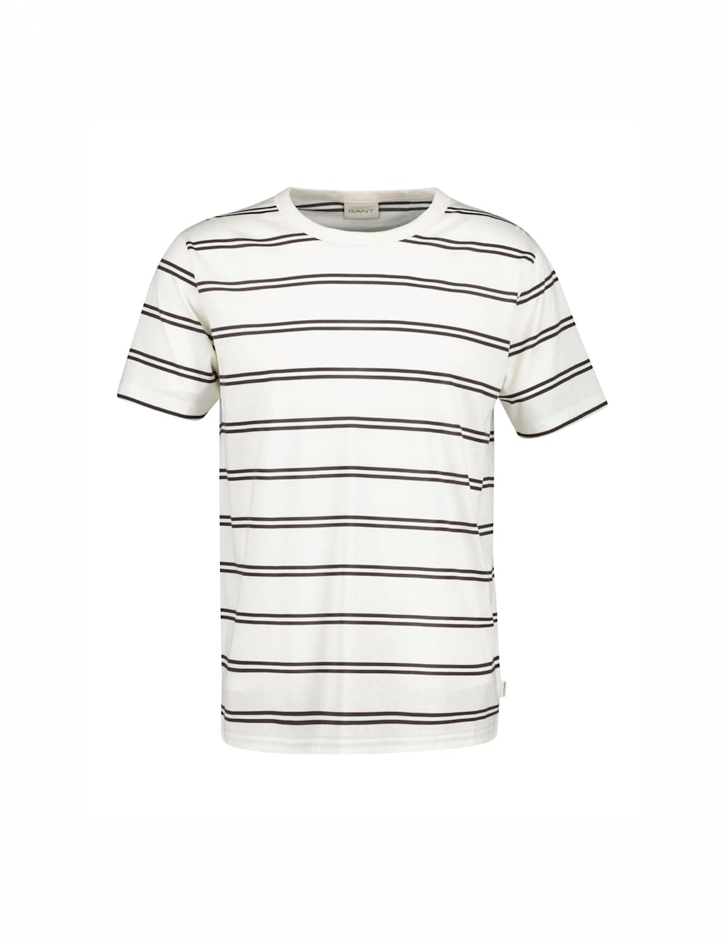 Gant Men's Pure Supima CottonStriped T-Shirt - XL - Cream Mix - Available at M&S