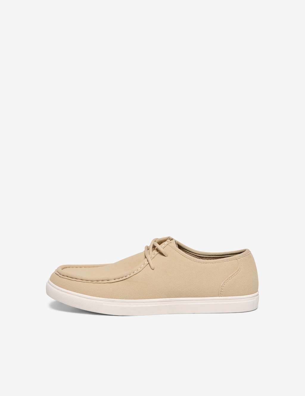 Only & Sons Men's Faux Suede Boat Shoes - 8 - Sand - Available at M&S
